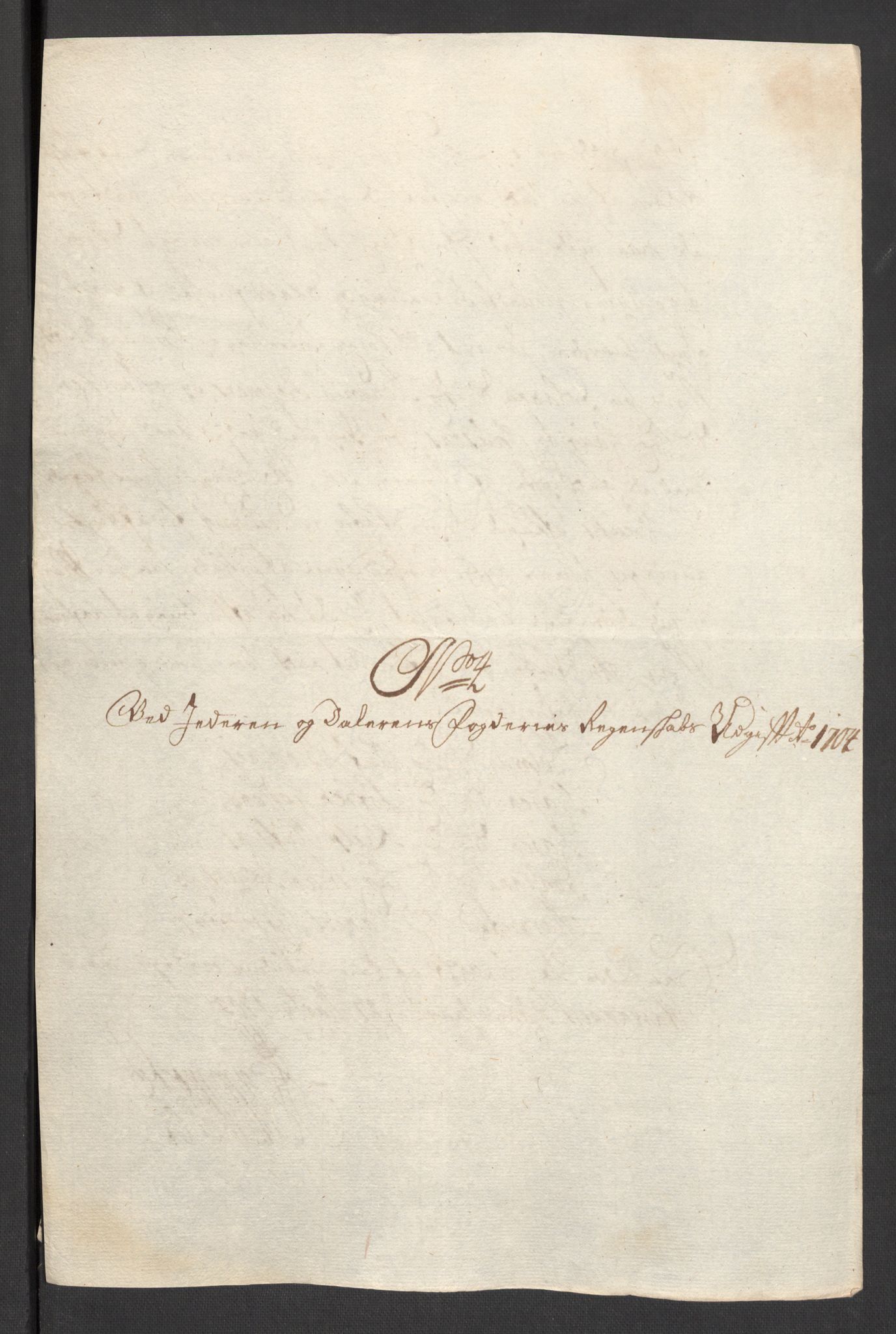 Rentekammeret inntil 1814, Reviderte regnskaper, Fogderegnskap, RA/EA-4092/R46/L2732: Fogderegnskap Jæren og Dalane, 1703-1704, p. 114