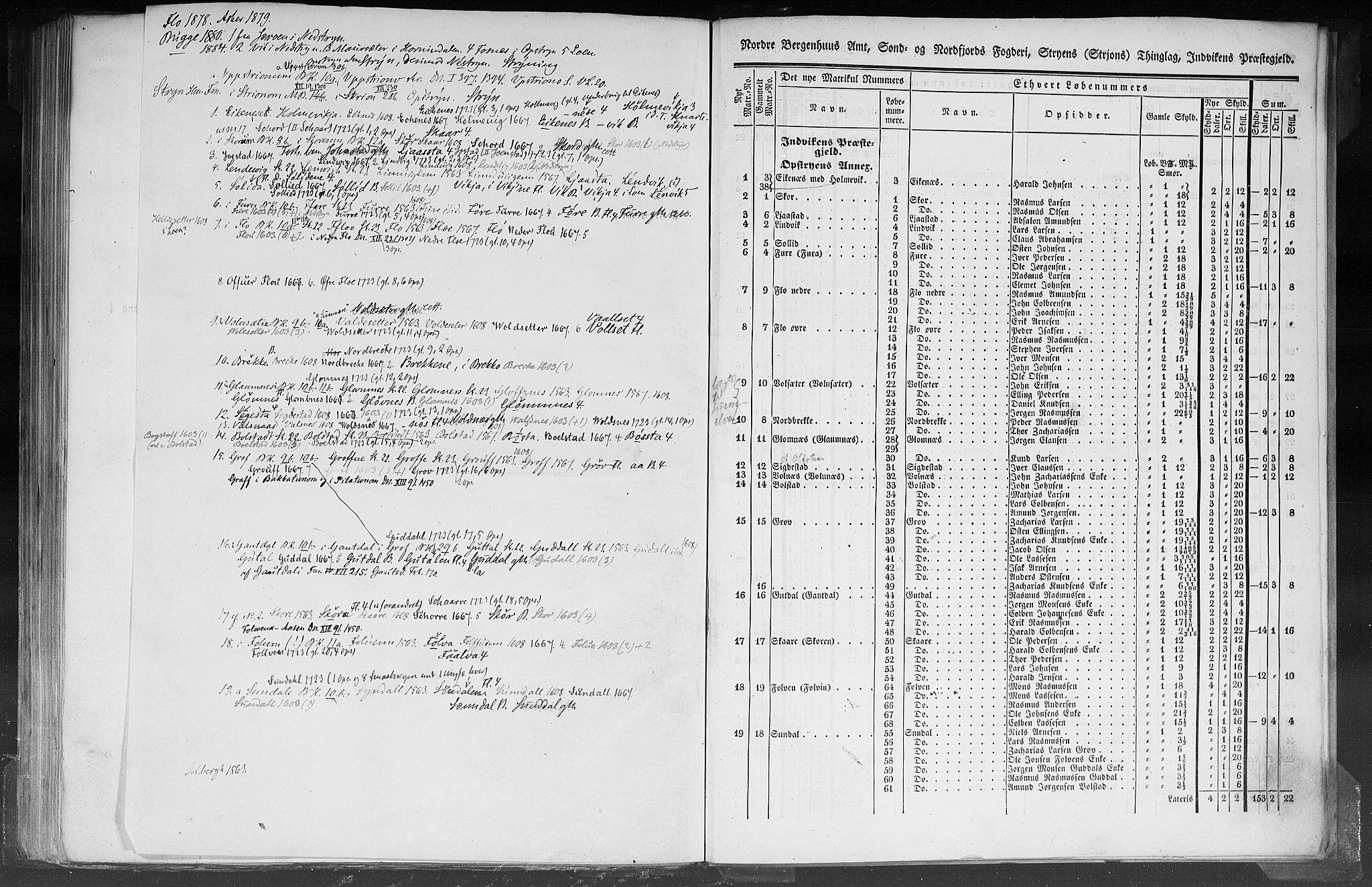 Rygh, AV/RA-PA-0034/F/Fb/L0012: Matrikkelen for 1838 - Nordre Bergenhus amt (Sogn og Fjordane fylke), 1838