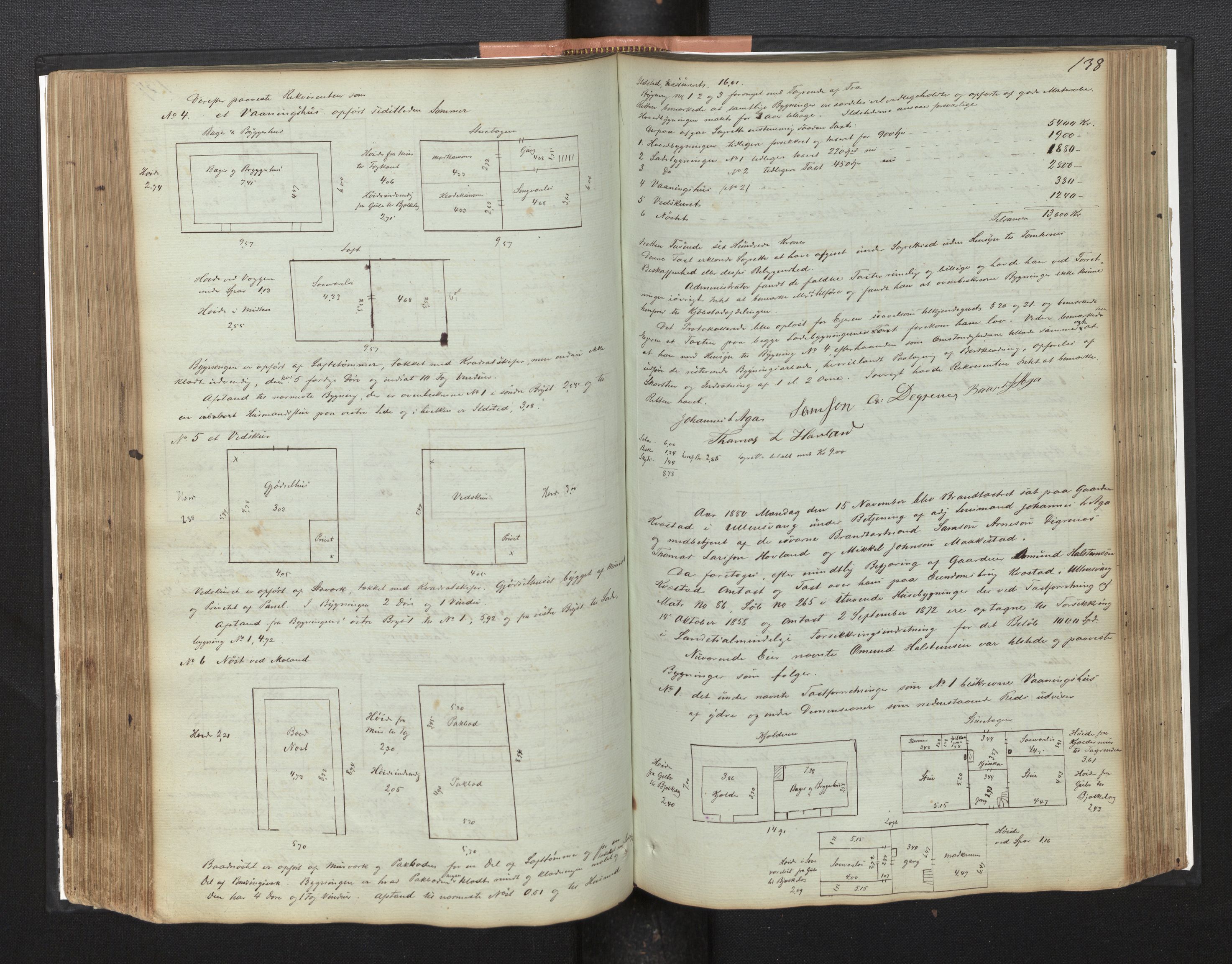 Lensmannen i Ullensvang, AV/SAB-A-35501/0012/L0001: Branntakstprotokoll, 1846-1929, p. 137b-138a