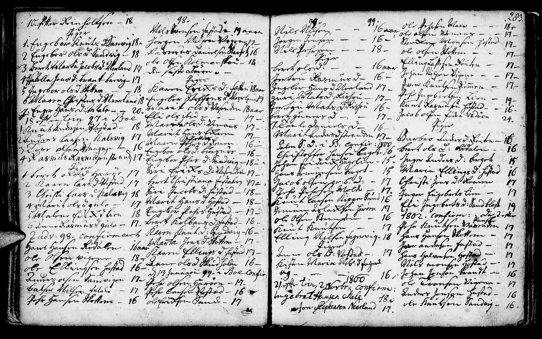 Ministerialprotokoller, klokkerbøker og fødselsregistre - Møre og Romsdal, AV/SAT-A-1454/566/L0761: Parish register (official) no. 566A02 /1, 1767-1817, p. 283