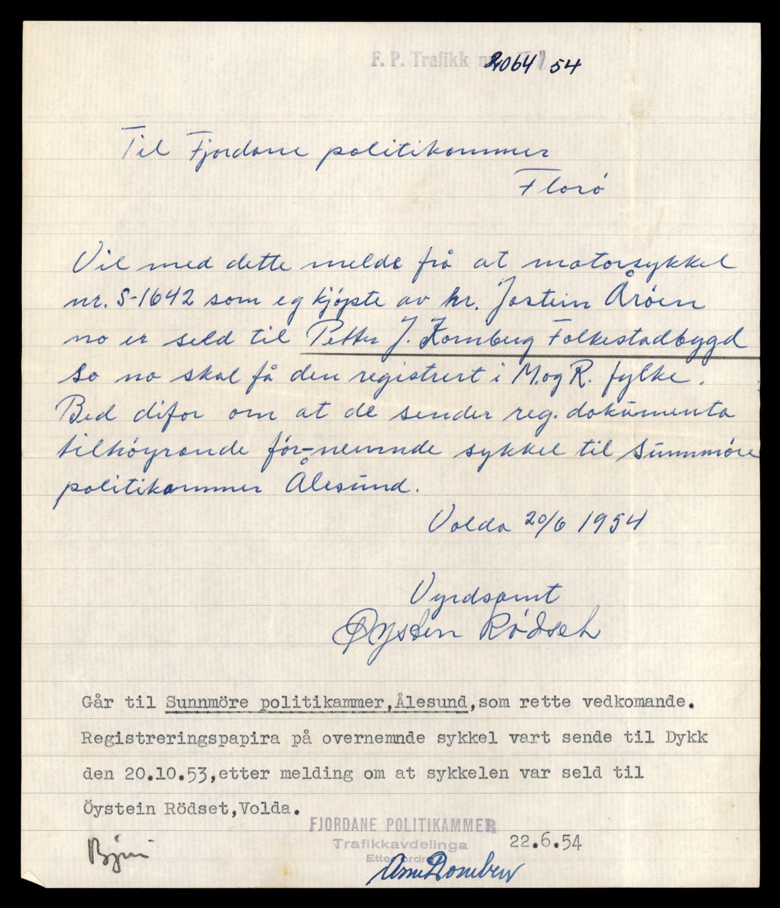 Møre og Romsdal vegkontor - Ålesund trafikkstasjon, AV/SAT-A-4099/F/Fe/L0037: Registreringskort for kjøretøy T 13031 - T 13179, 1927-1998, p. 2866