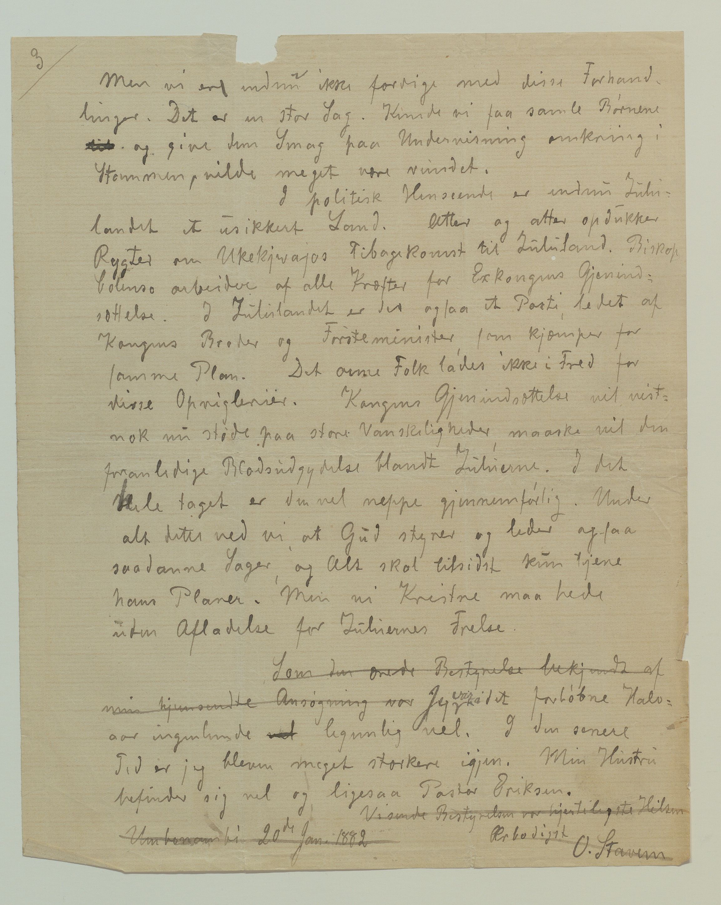 Det Norske Misjonsselskap - hovedadministrasjonen, VID/MA-A-1045/D/Da/Daa/L0035/0013: Konferansereferat og årsberetninger / Konferansereferat fra Sør-Afrika., 1881