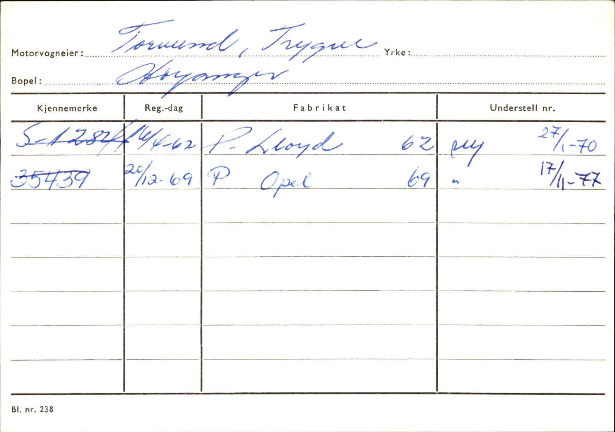 Statens vegvesen, Sogn og Fjordane vegkontor, AV/SAB-A-5301/4/F/L0131: Eigarregister Høyanger P-Å. Stryn S-Å, 1945-1975, p. 655