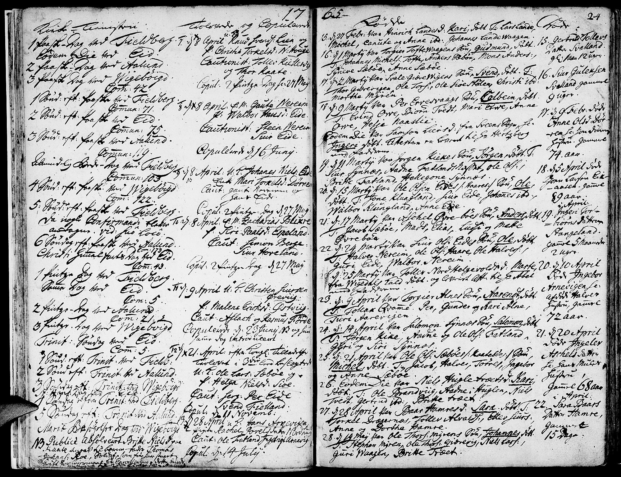 Fjelberg sokneprestembete, SAB/A-75201/H/Haa: Parish register (official) no. A 2, 1760-1788, p. 24