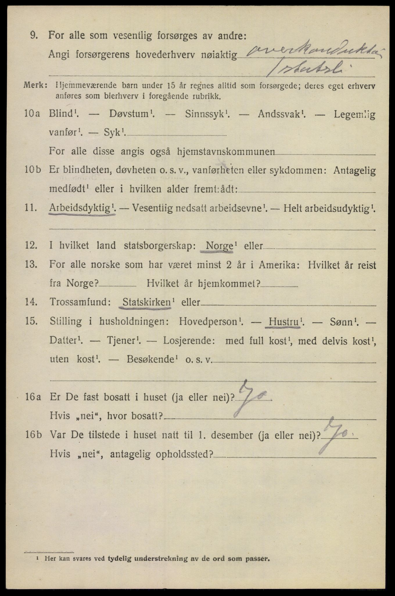 SAO, 1920 census for Lillestrøm, 1920, p. 7545