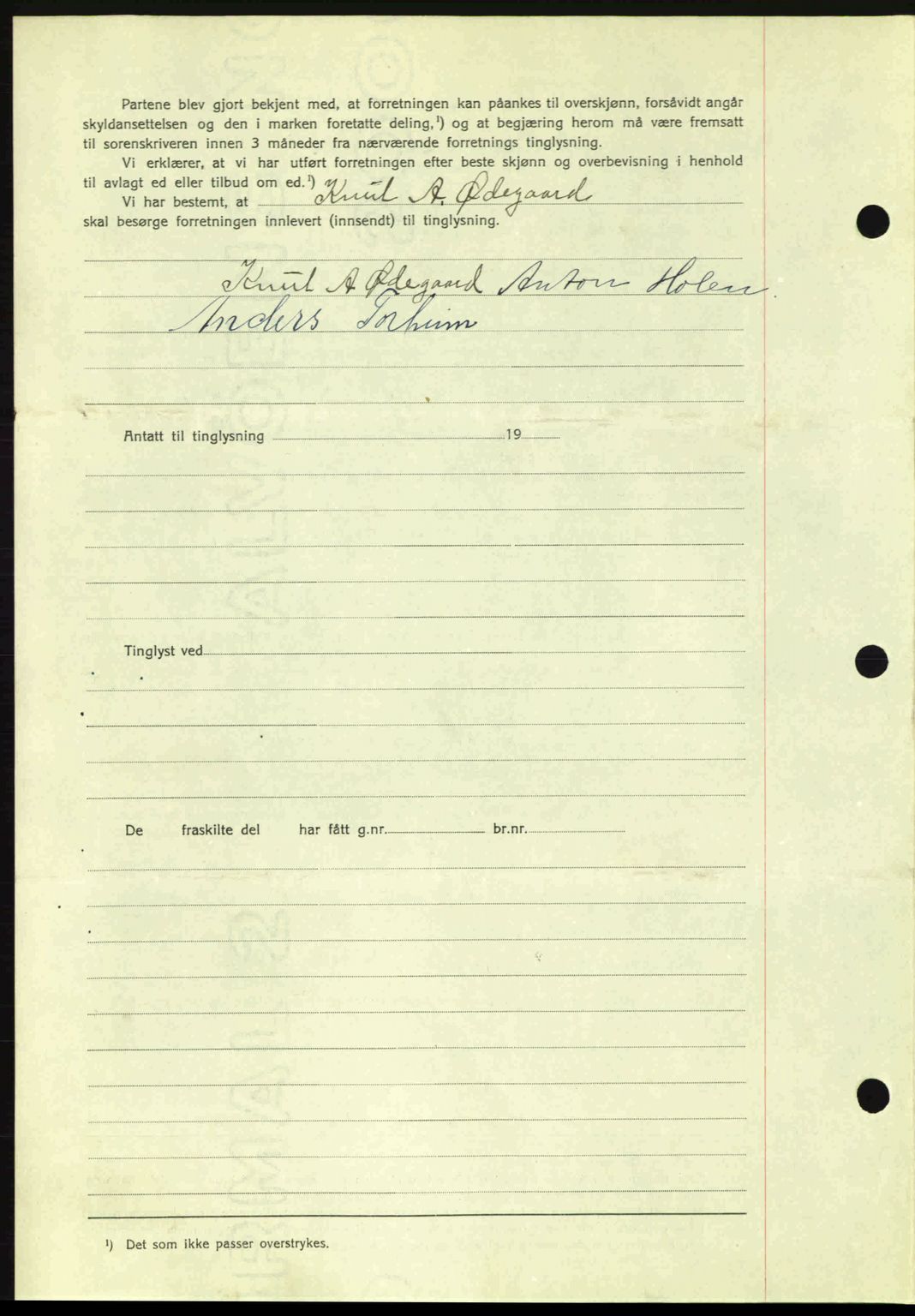Romsdal sorenskriveri, SAT/A-4149/1/2/2C: Mortgage book no. A3, 1937-1937, Diary no: : 898/1937