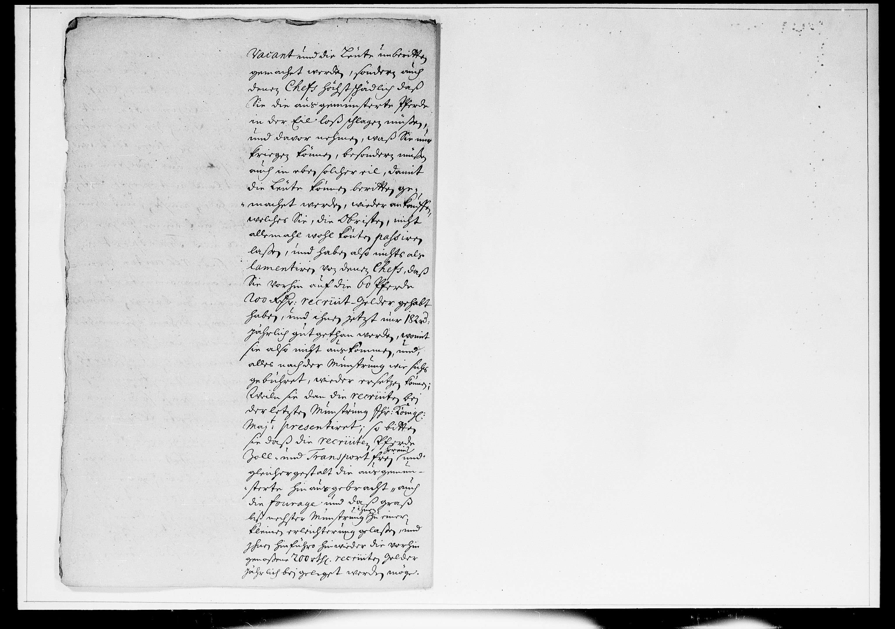 Krigskollegiet, Krigskancelliet, DRA/A-0006/-/0940-0944: Refererede sager, 1704, p. 393