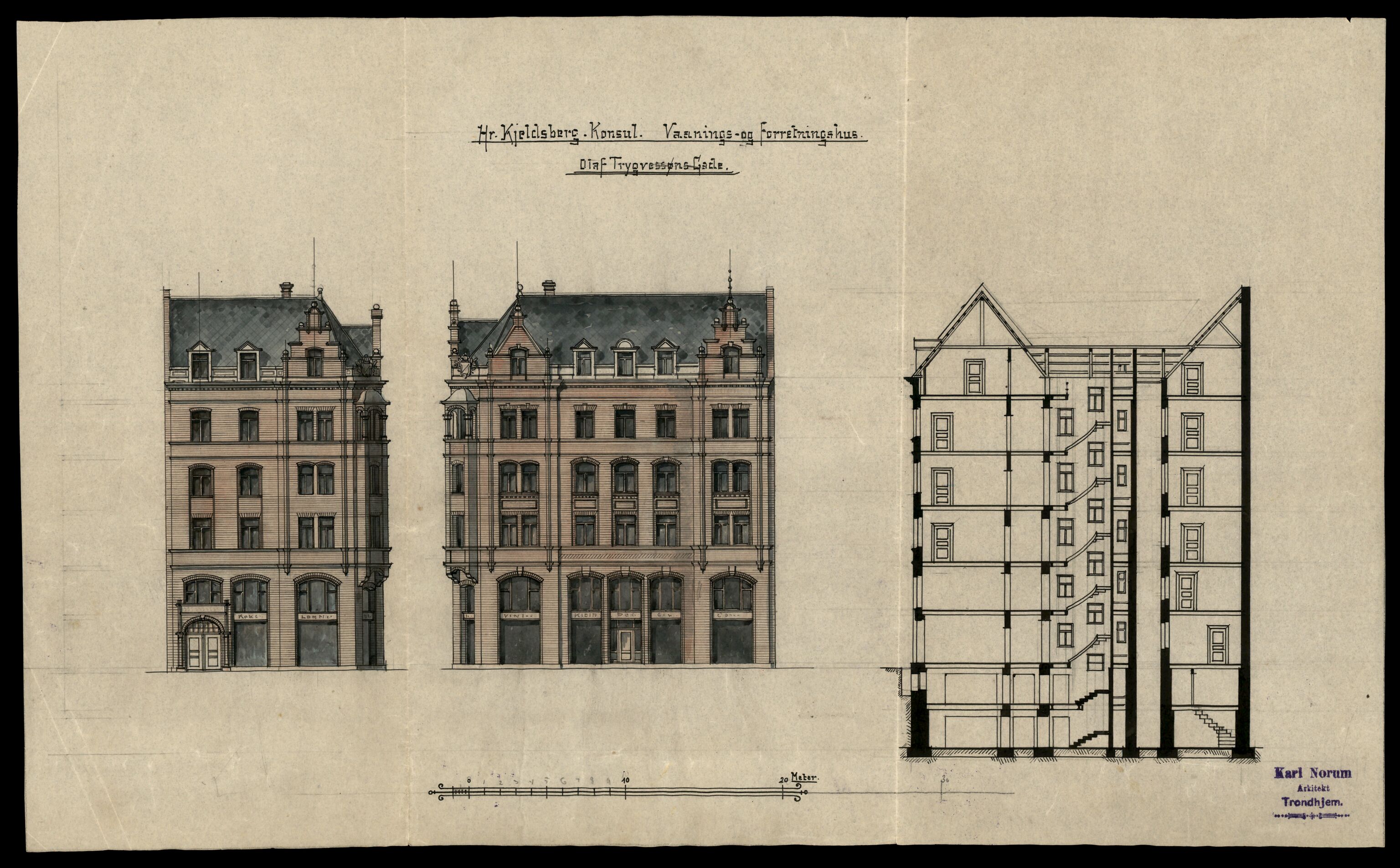 Fortidsminneforeningen, Den trønderske avdeling, AV/SAT-PA-0592/D/Da/L0035: Sakarkiv etter nøkkel, p. 301