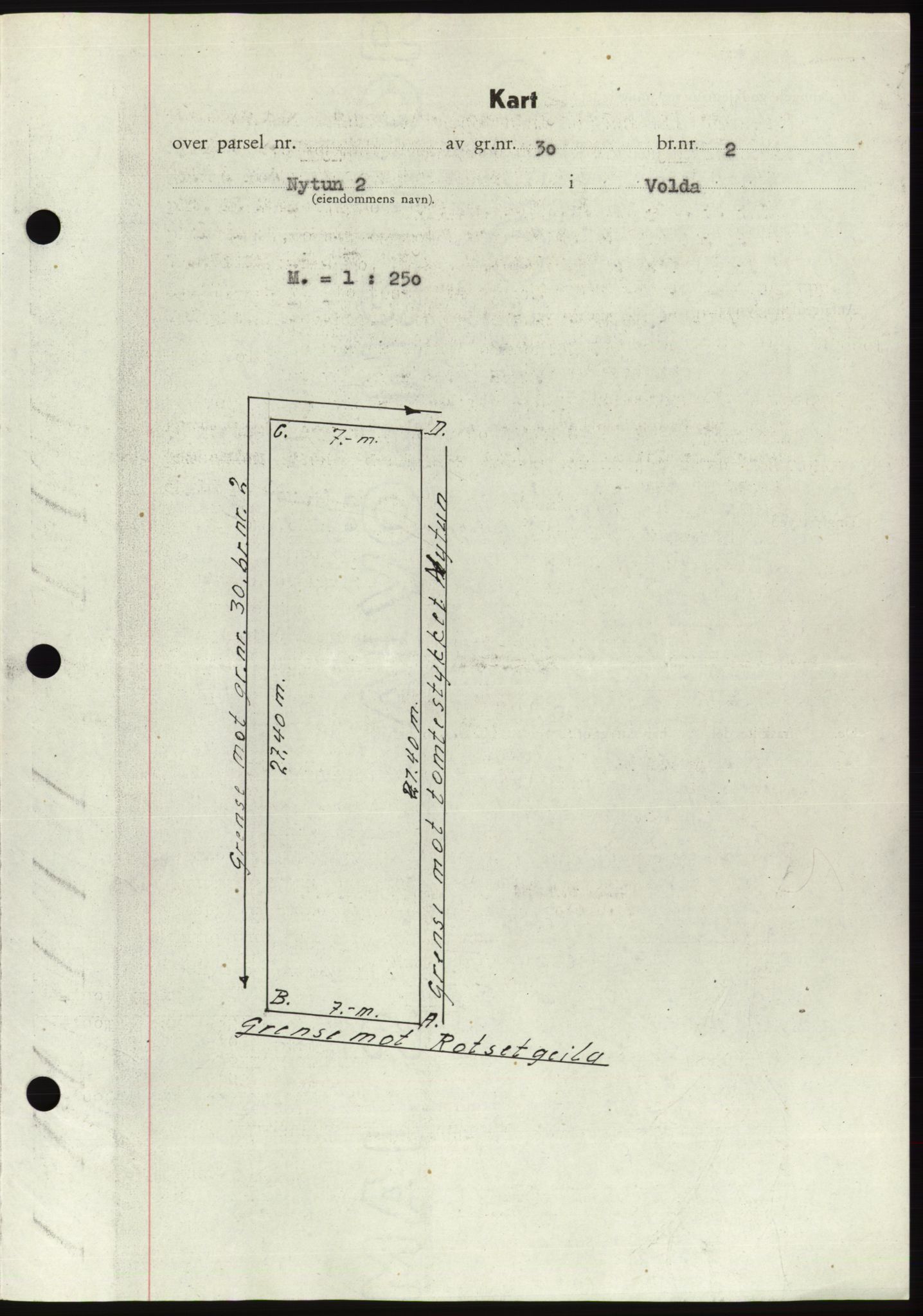 Søre Sunnmøre sorenskriveri, AV/SAT-A-4122/1/2/2C/L0078: Mortgage book no. 4A, 1946-1946, Diary no: : 841/1946