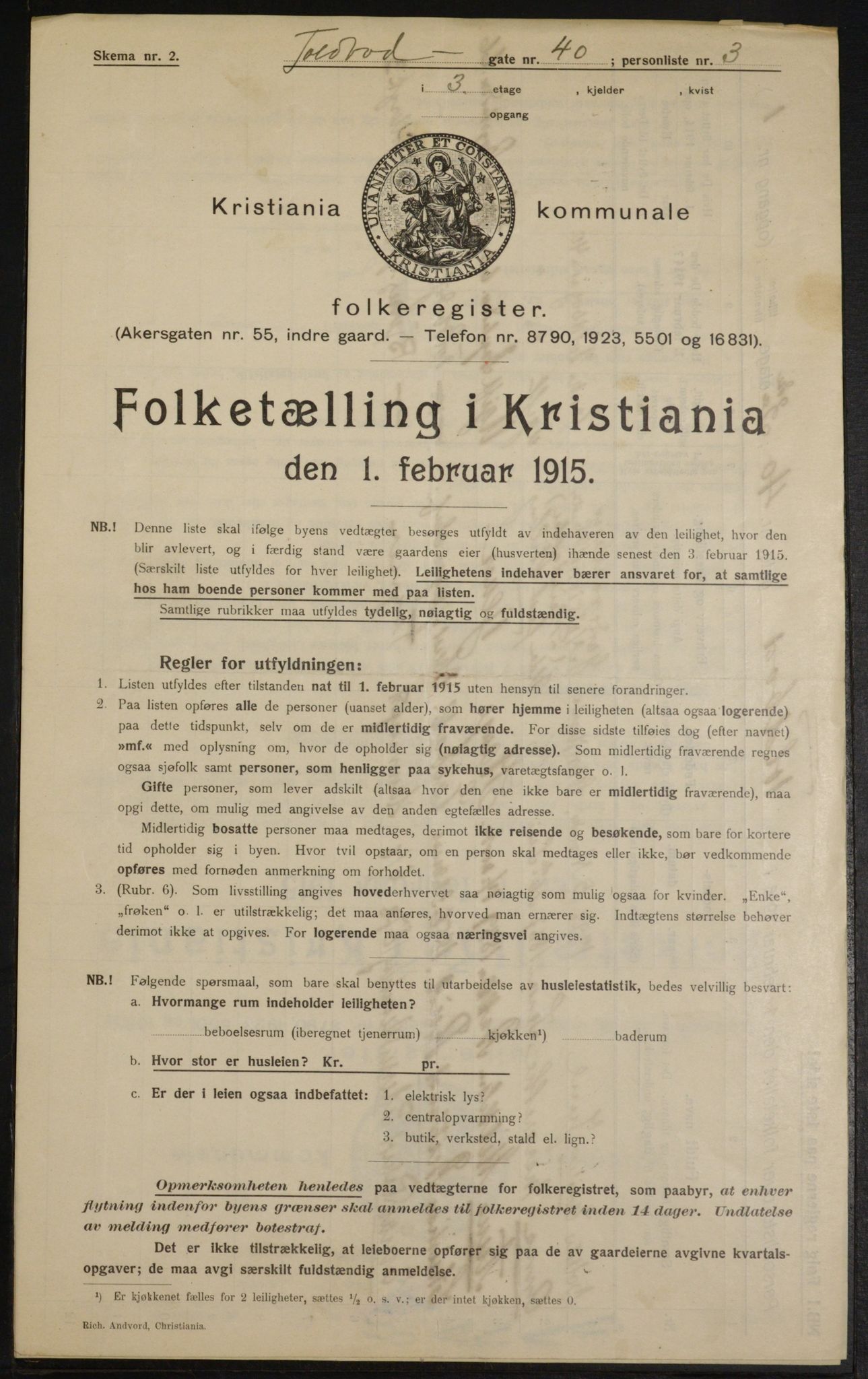 OBA, Municipal Census 1915 for Kristiania, 1915, p. 113774