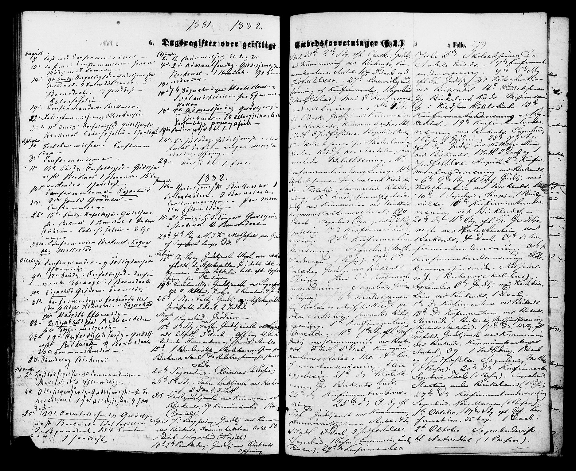 Birkenes sokneprestkontor, AV/SAK-1111-0004/F/Fa/L0004: Parish register (official) no. A 4, 1867-1886, p. 279