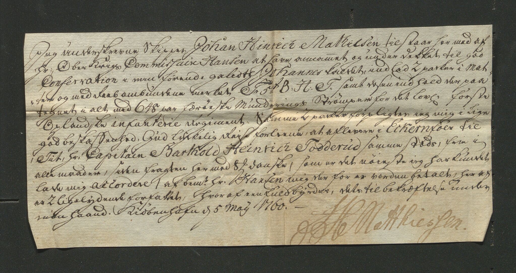 Åker i Vang, Hedmark, og familien Todderud, AV/SAH-ARK-010/J/Jc/L0002: Korrespondanse, 1753-1762, p. 304