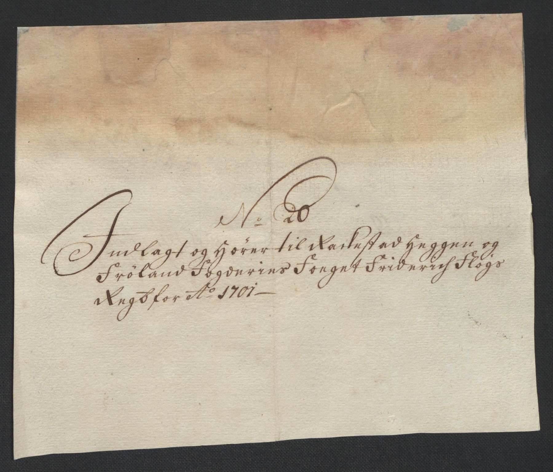 Rentekammeret inntil 1814, Reviderte regnskaper, Fogderegnskap, AV/RA-EA-4092/R07/L0293: Fogderegnskap Rakkestad, Heggen og Frøland, 1701, p. 92