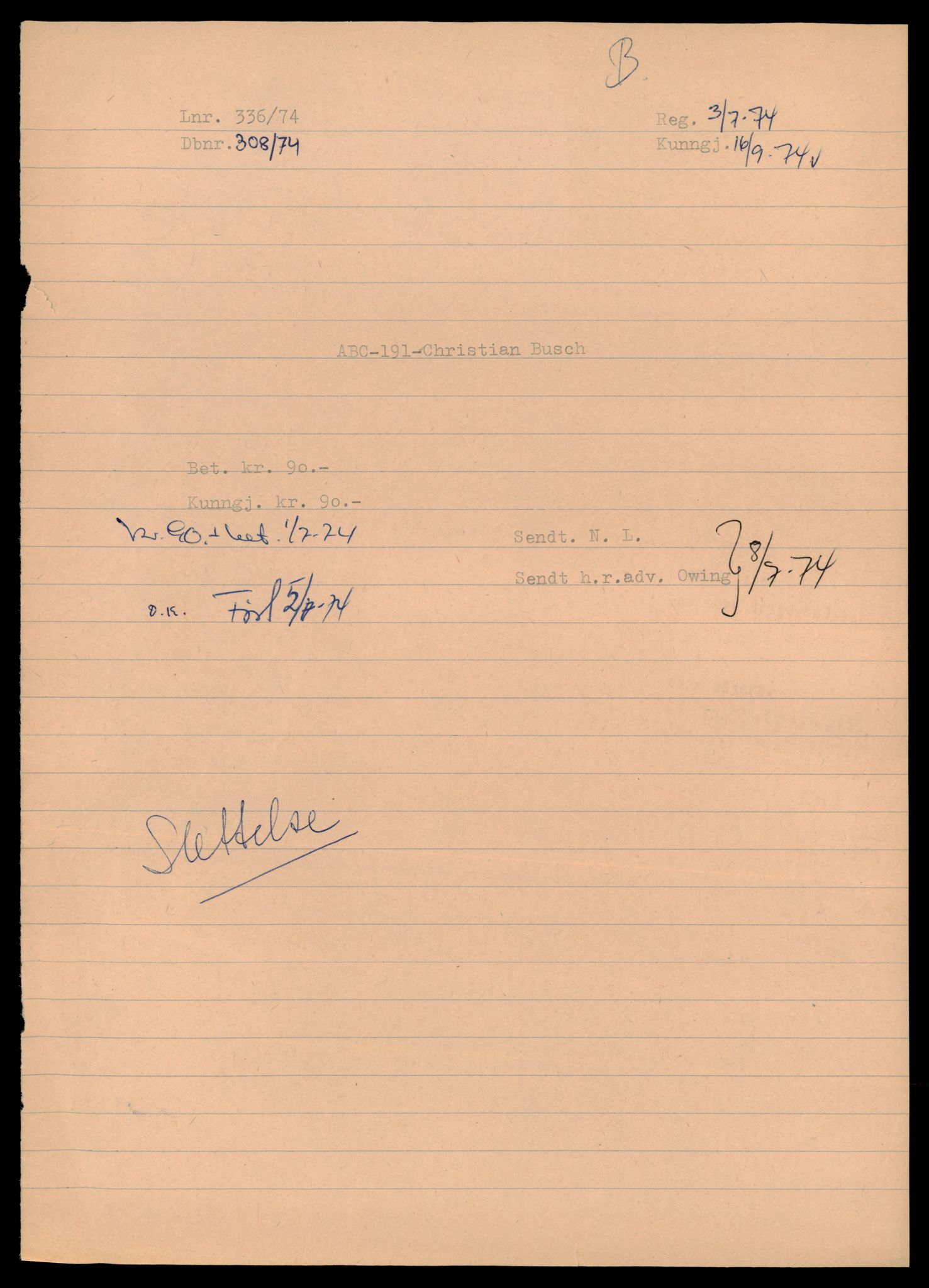 Asker og Bærum tingrett, AV/SAT-A-10379/K/Kb/Kba/L0046: Enkeltmannsforetak, aksjeselskap og andelslag, A - Be, 1890-1985, p. 1