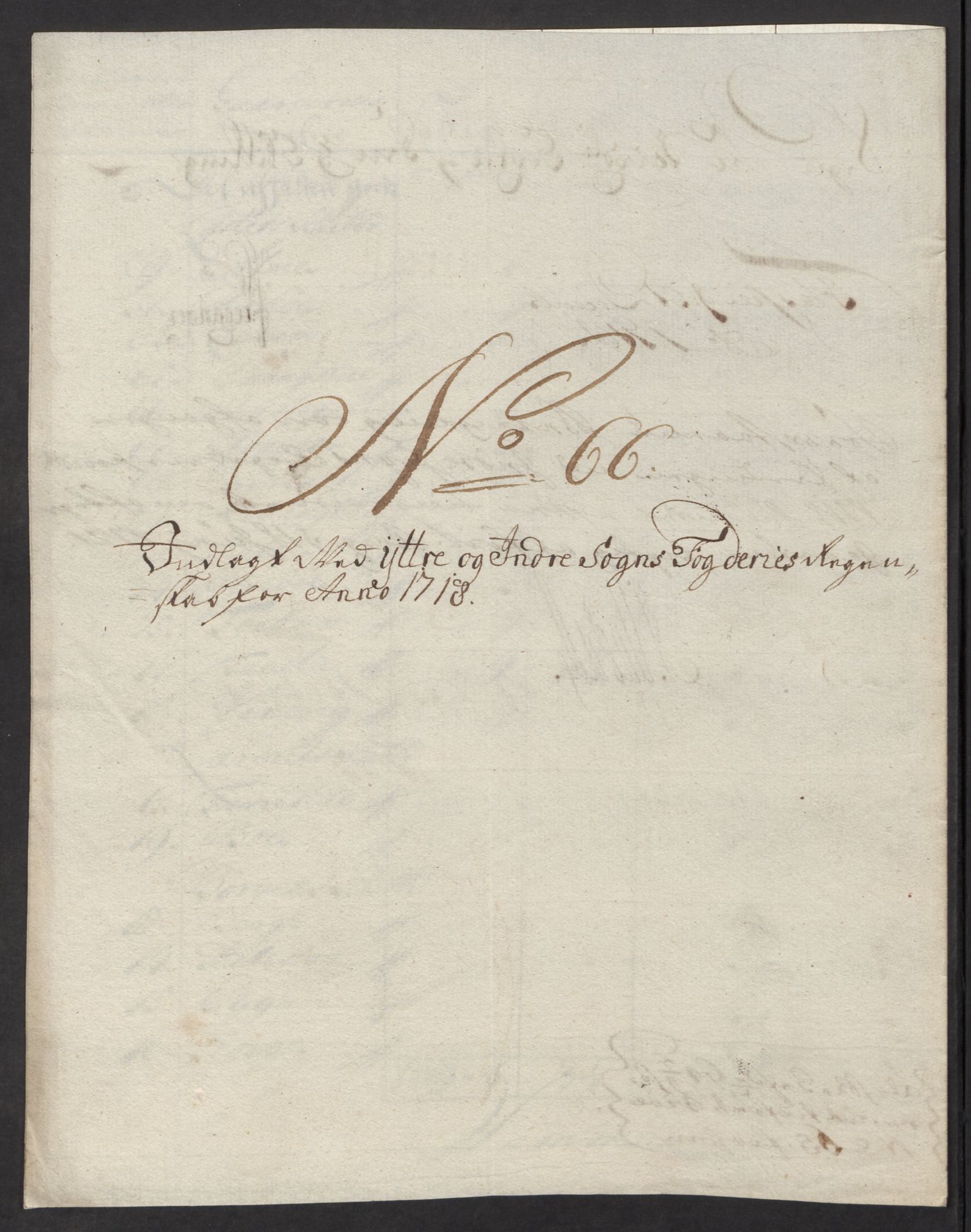 Rentekammeret inntil 1814, Reviderte regnskaper, Fogderegnskap, RA/EA-4092/R52/L3321: Fogderegnskap Sogn, 1717-1718, p. 865