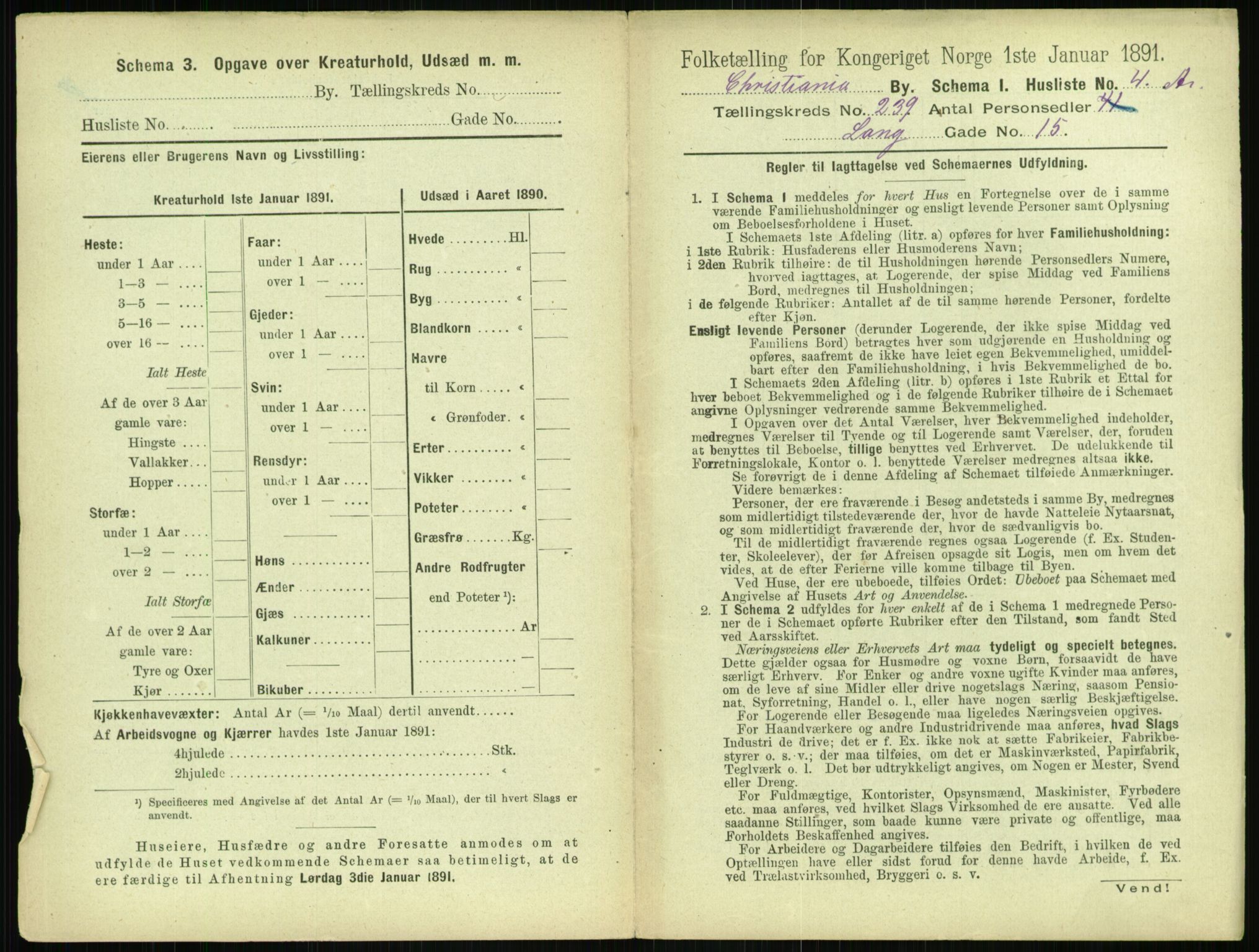 RA, 1891 census for 0301 Kristiania, 1891, p. 145271