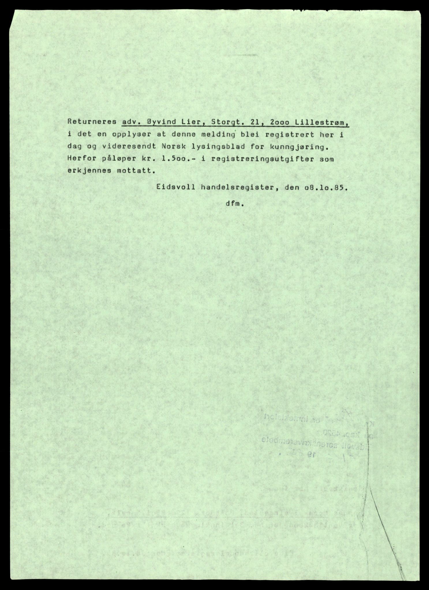 Eidsvoll tingrett, AV/SAT-A-10371/K/Kd/Kdb/L0021:  Aksjeselskap, Ma-Mj , 1944-1990