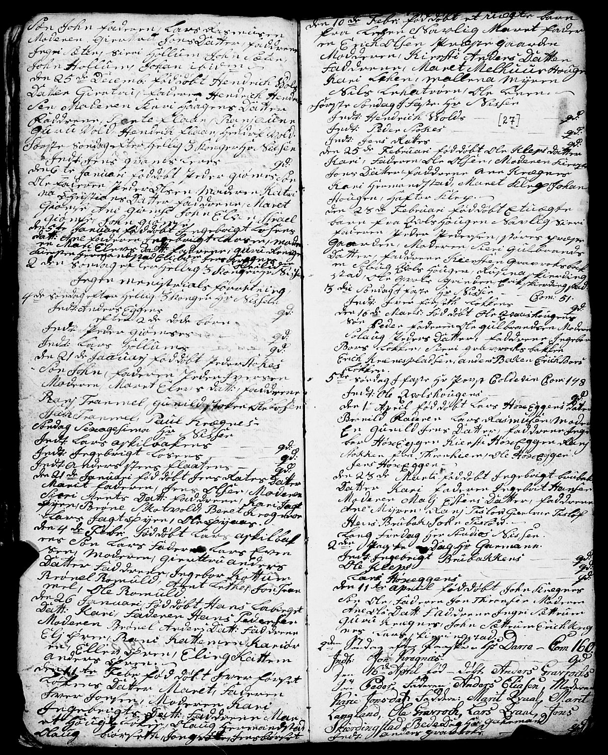 Ministerialprotokoller, klokkerbøker og fødselsregistre - Sør-Trøndelag, SAT/A-1456/691/L1091: Parish register (copy) no. 691C02, 1802-1815, p. 27
