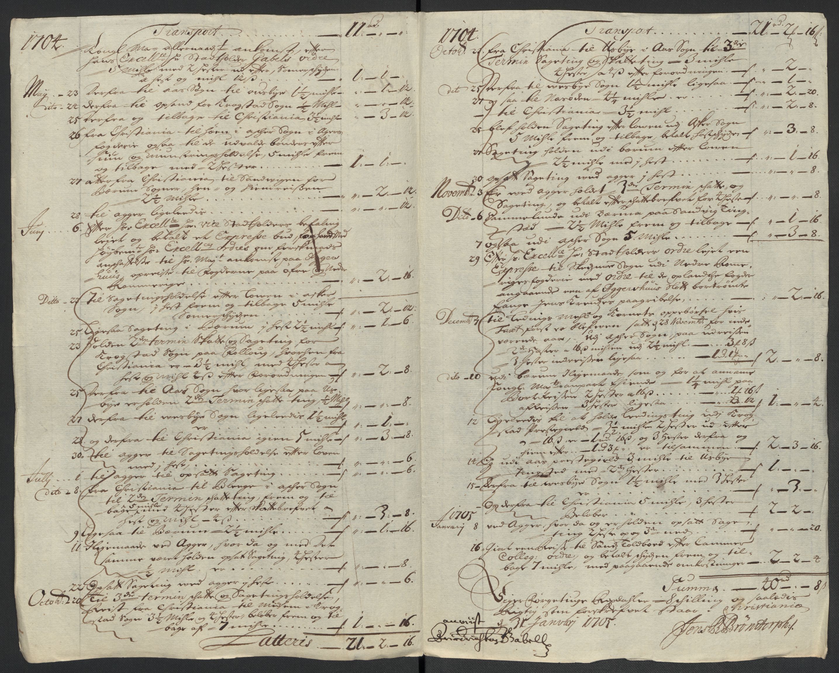 Rentekammeret inntil 1814, Reviderte regnskaper, Fogderegnskap, AV/RA-EA-4092/R10/L0445: Fogderegnskap Aker og Follo, 1703-1704, p. 472