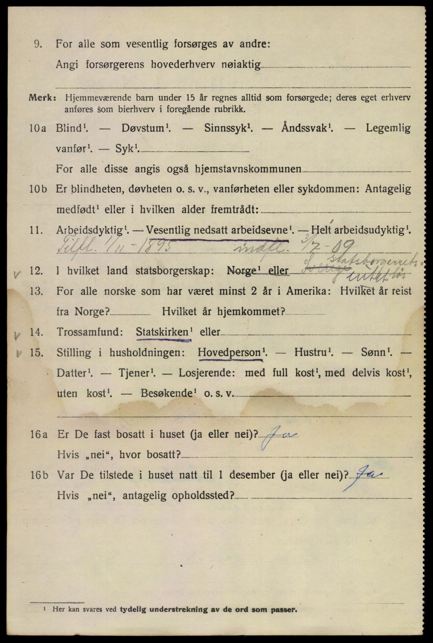 SAO, 1920 census for Kristiania, 1920, p. 364748