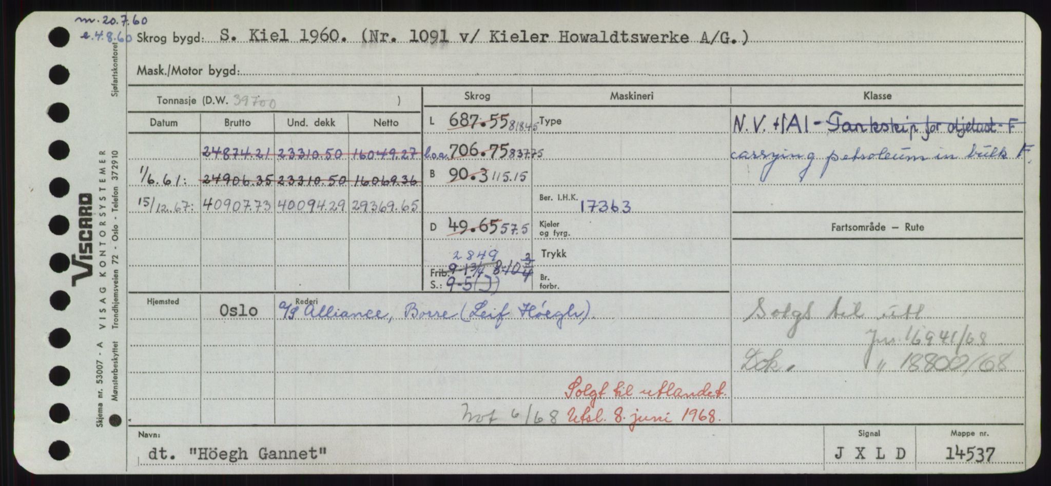 Sjøfartsdirektoratet med forløpere, Skipsmålingen, AV/RA-S-1627/H/Hd/L0017: Fartøy, Holi-Hå, p. 345