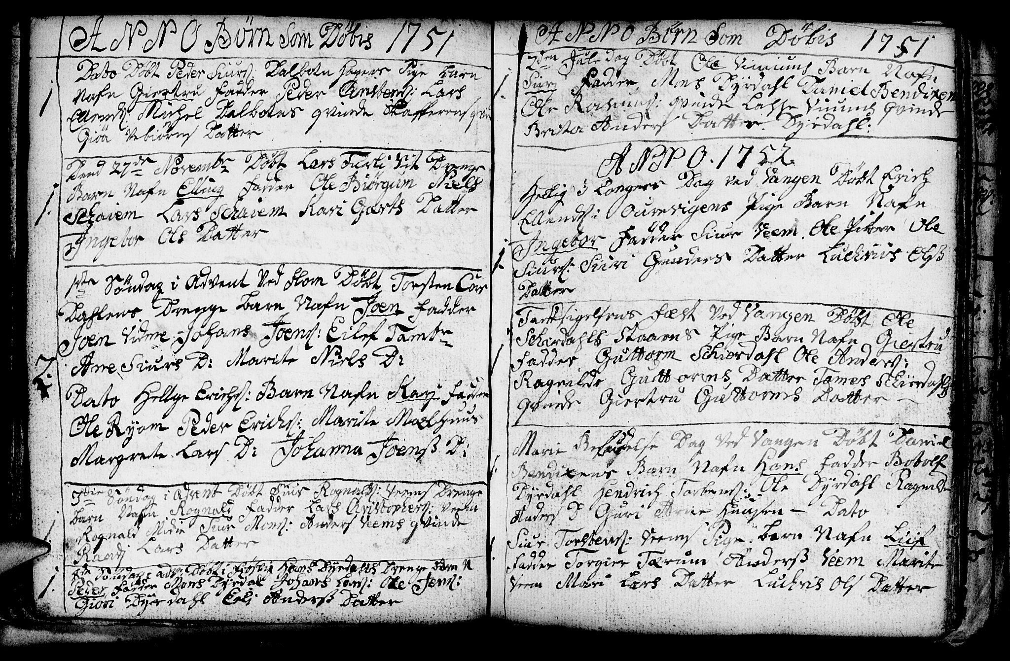 Aurland sokneprestembete, SAB/A-99937/H/Ha/Haa/L0003: Parish register (official) no. A 3, 1735-1761, p. 64