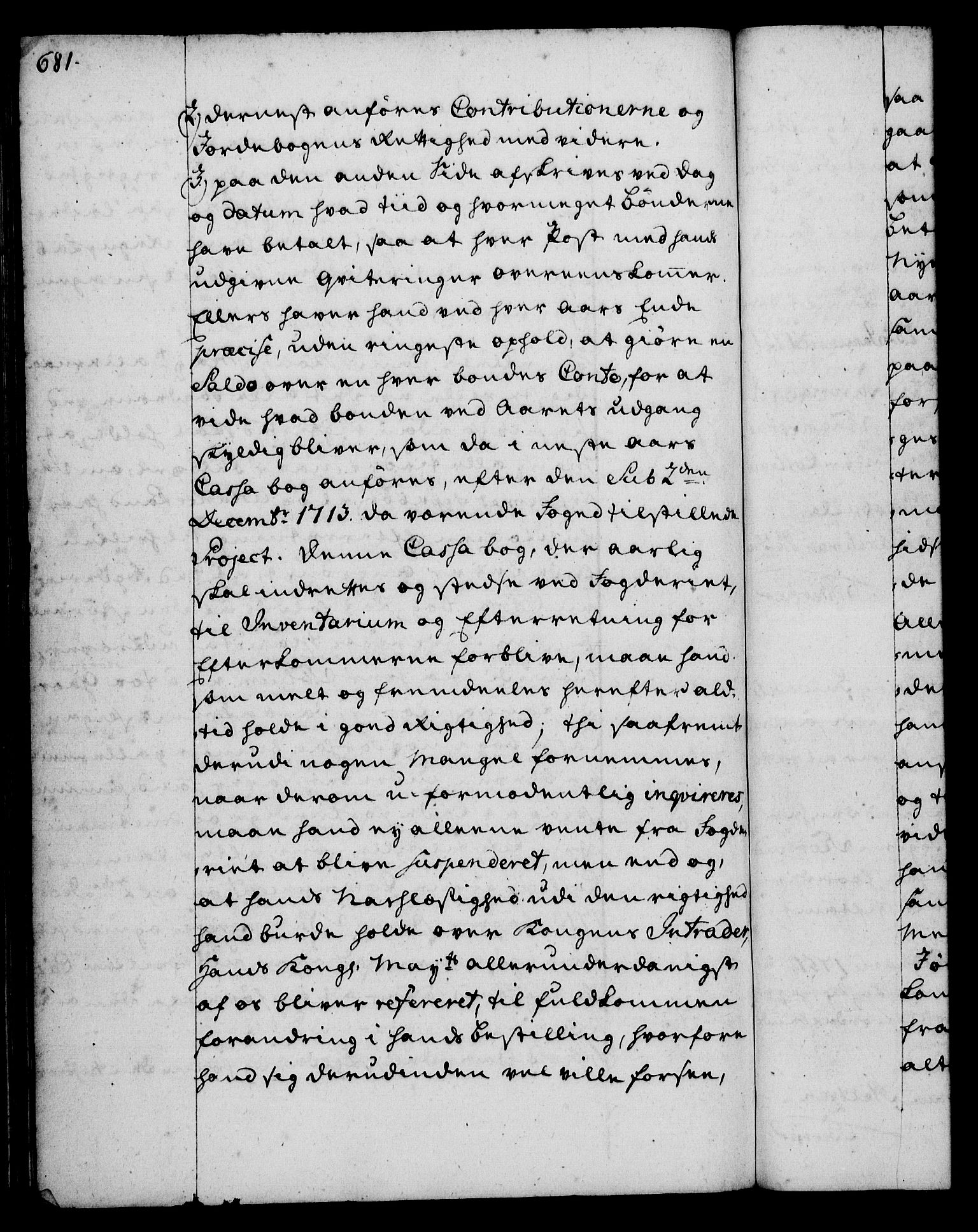 Rentekammeret, Kammerkanselliet, RA/EA-3111/G/Gg/Ggi/L0002: Norsk instruksjonsprotokoll med register (merket RK 53.35), 1729-1751, p. 681
