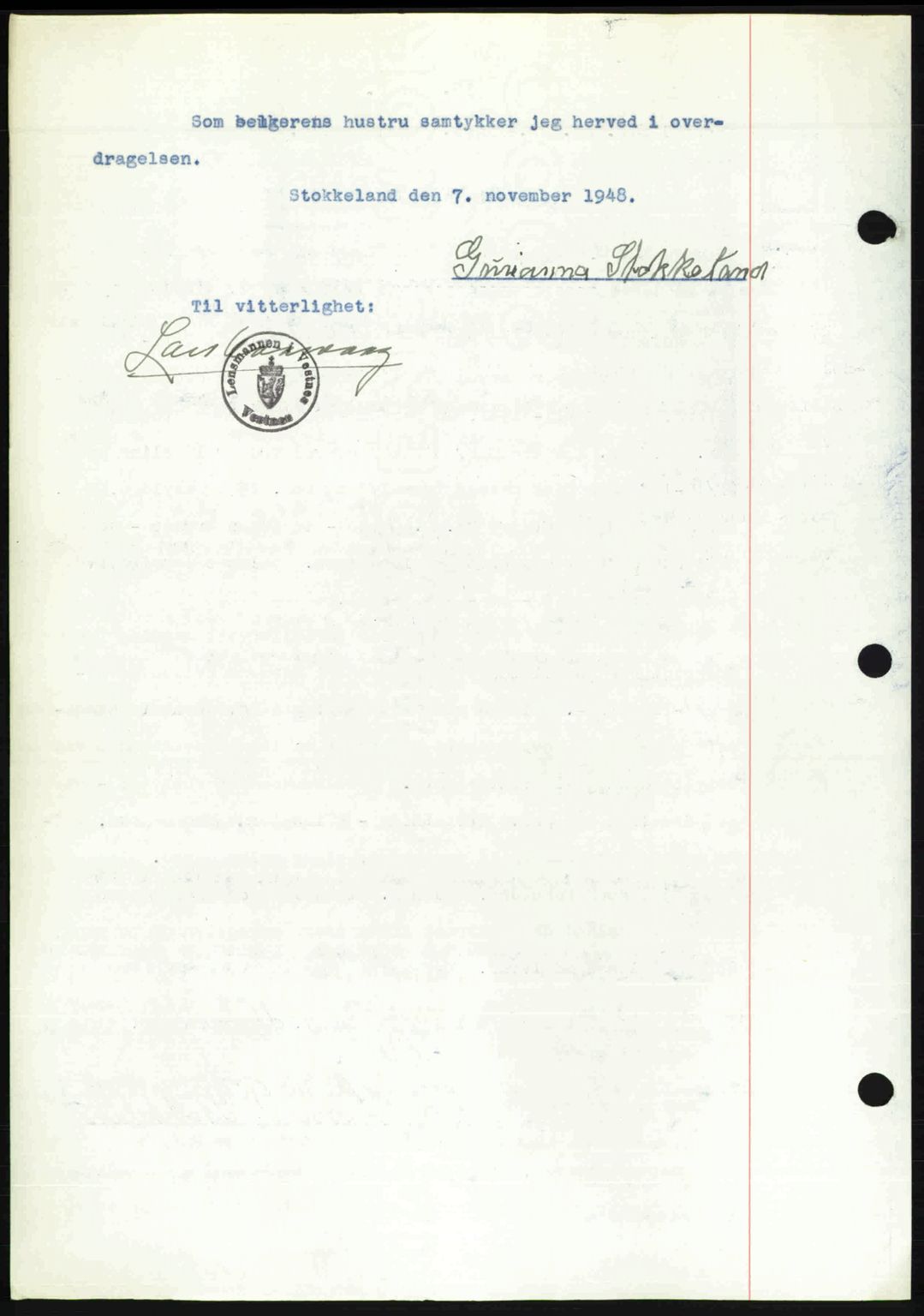 Romsdal sorenskriveri, AV/SAT-A-4149/1/2/2C: Mortgage book no. A28, 1948-1949, Diary no: : 3283/1948