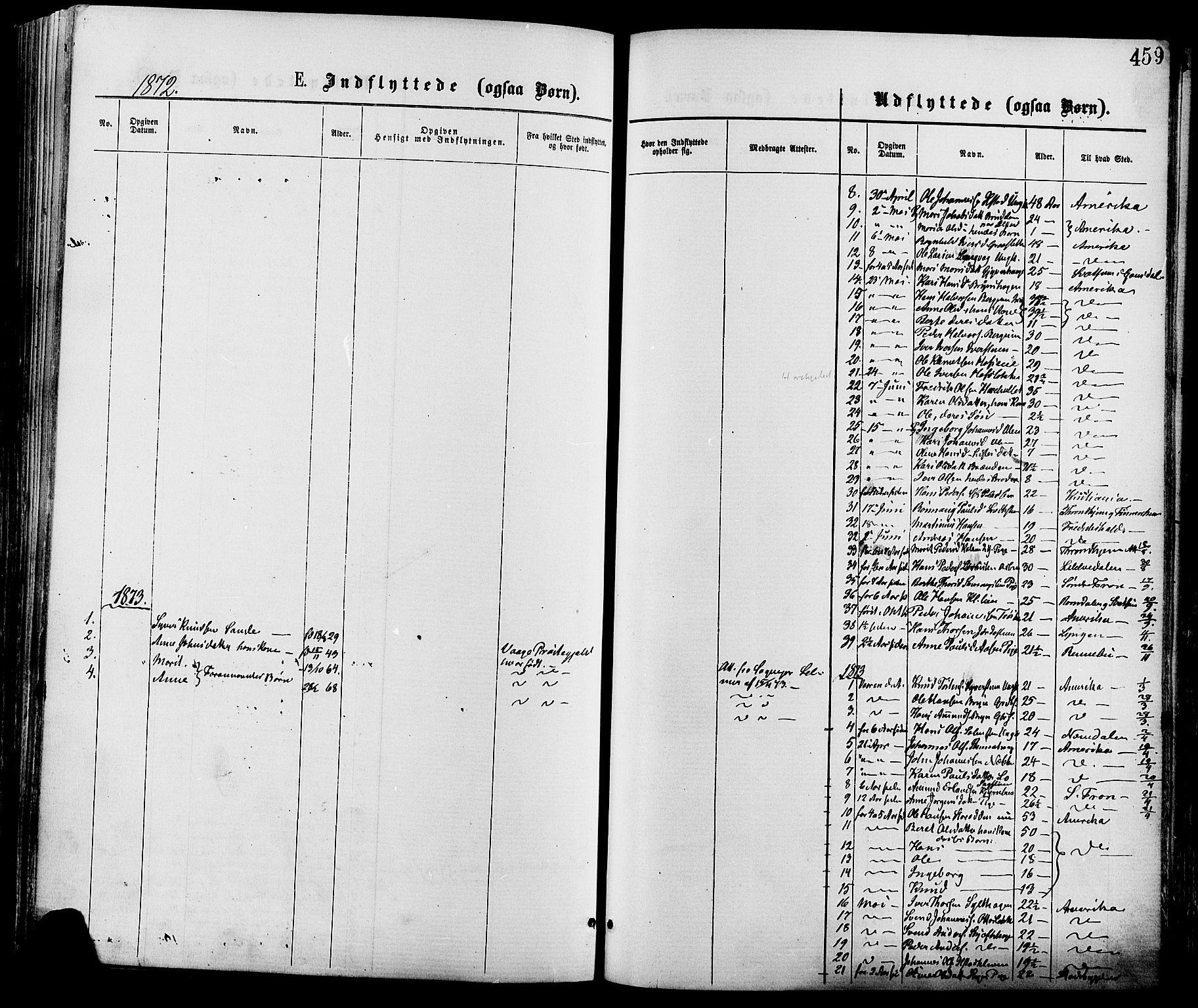 Nord-Fron prestekontor, SAH/PREST-080/H/Ha/Haa/L0002: Parish register (official) no. 2, 1865-1883, p. 459