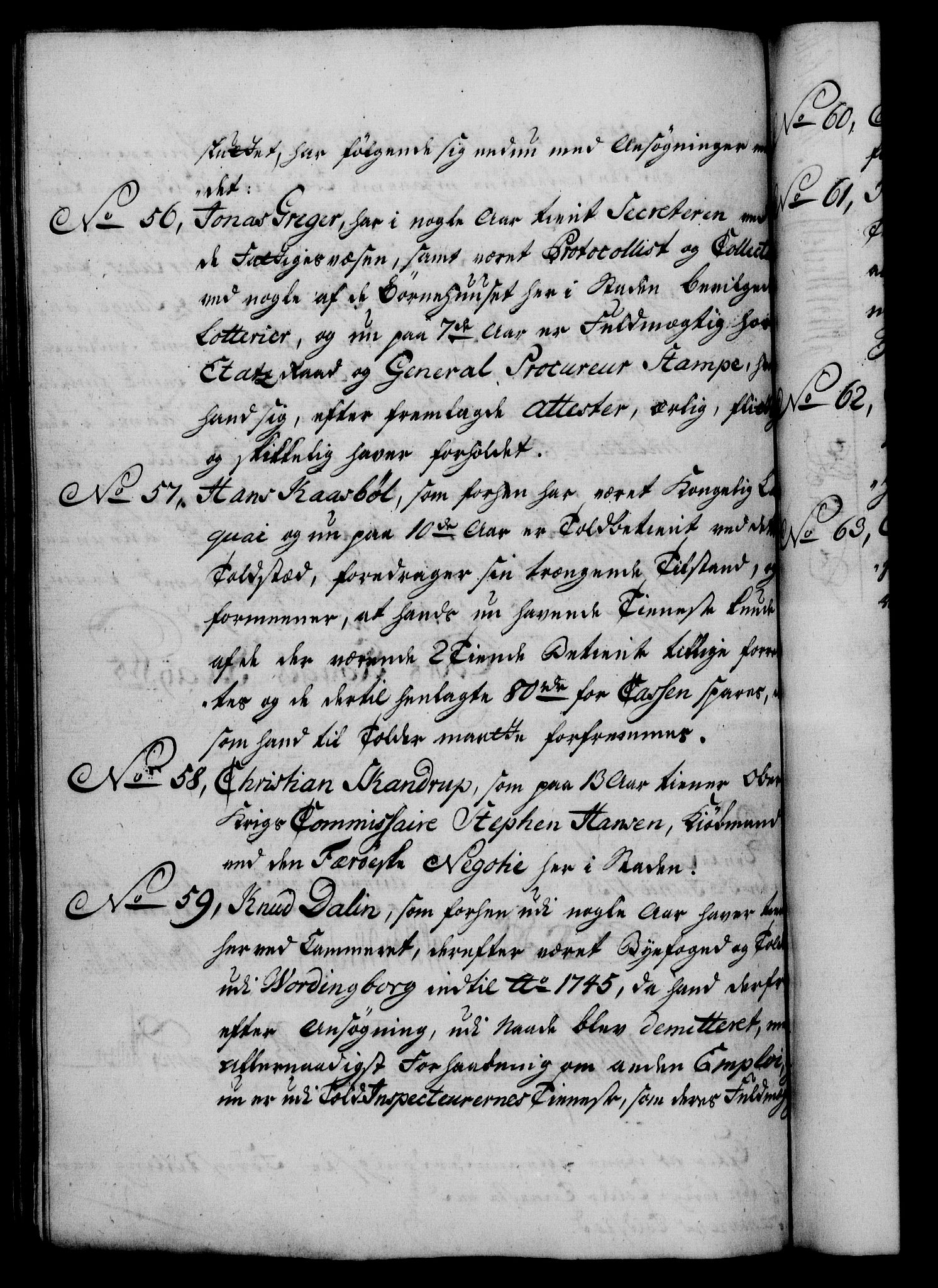 Rentekammeret, Kammerkanselliet, RA/EA-3111/G/Gf/Gfa/L0040: Norsk relasjons- og resolusjonsprotokoll (merket RK 52.40), 1758, p. 454