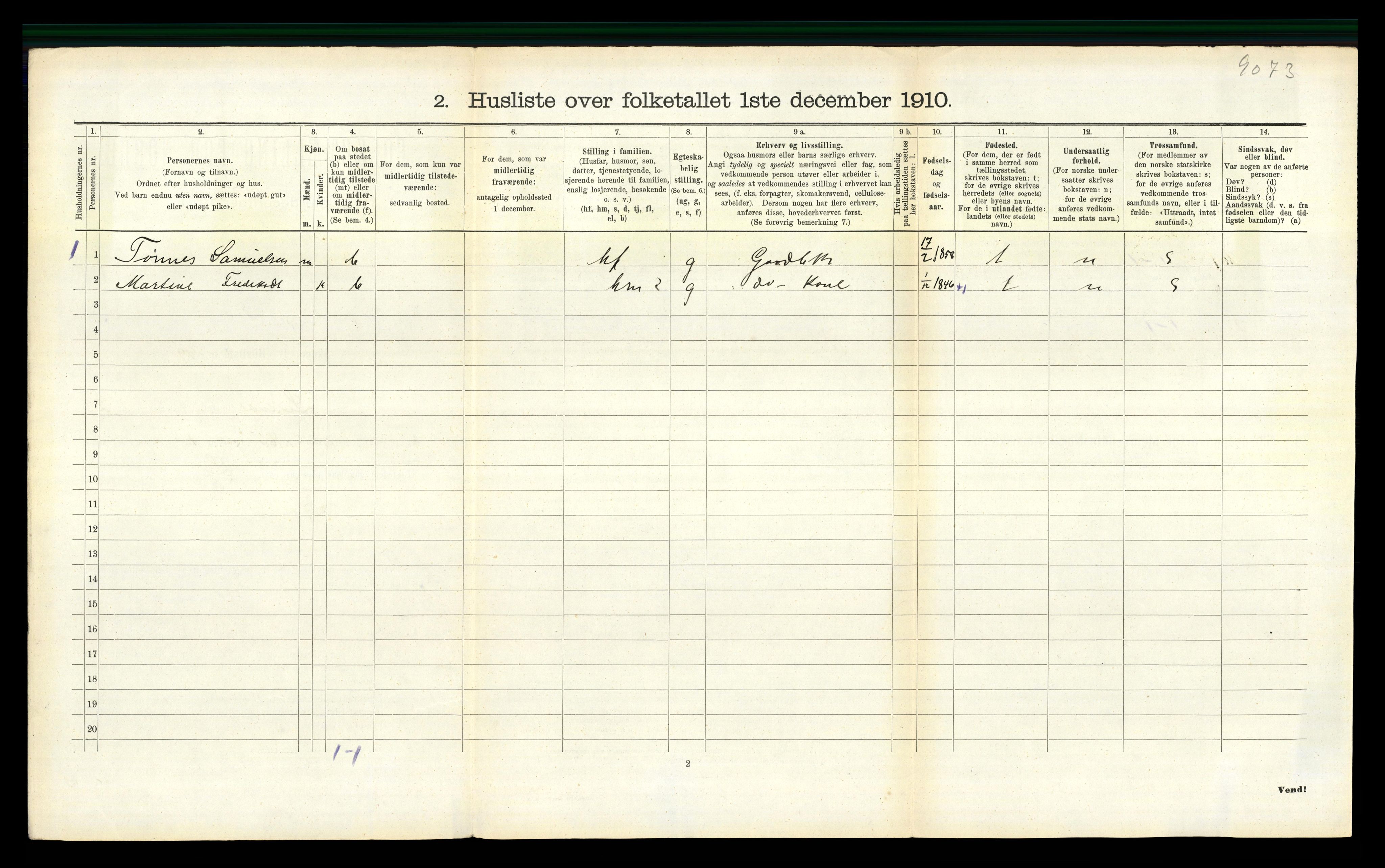 RA, 1910 census for Liknes, 1910, p. 355