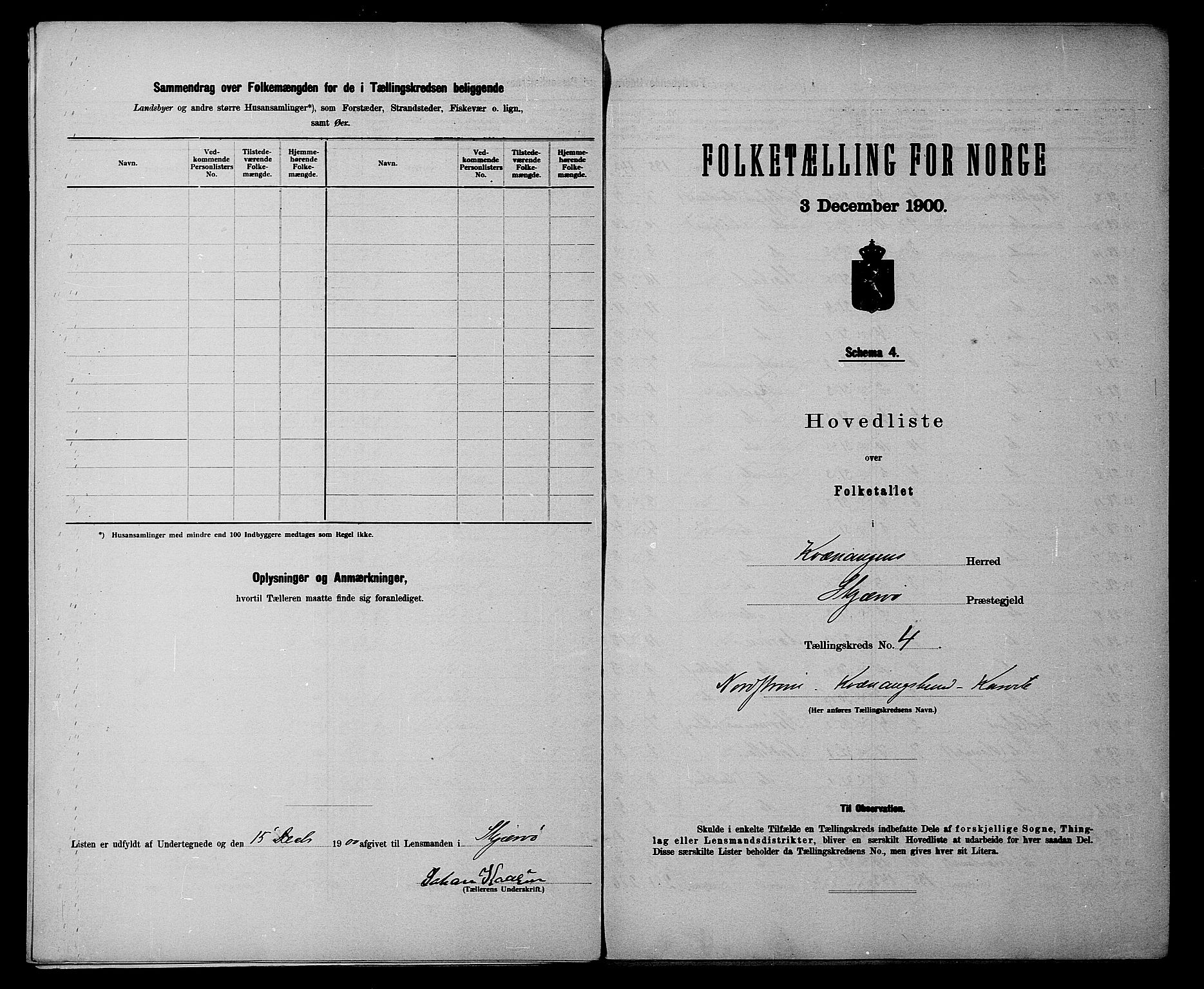 SATØ, 1900 census for Kvænangen, 1900, p. 10