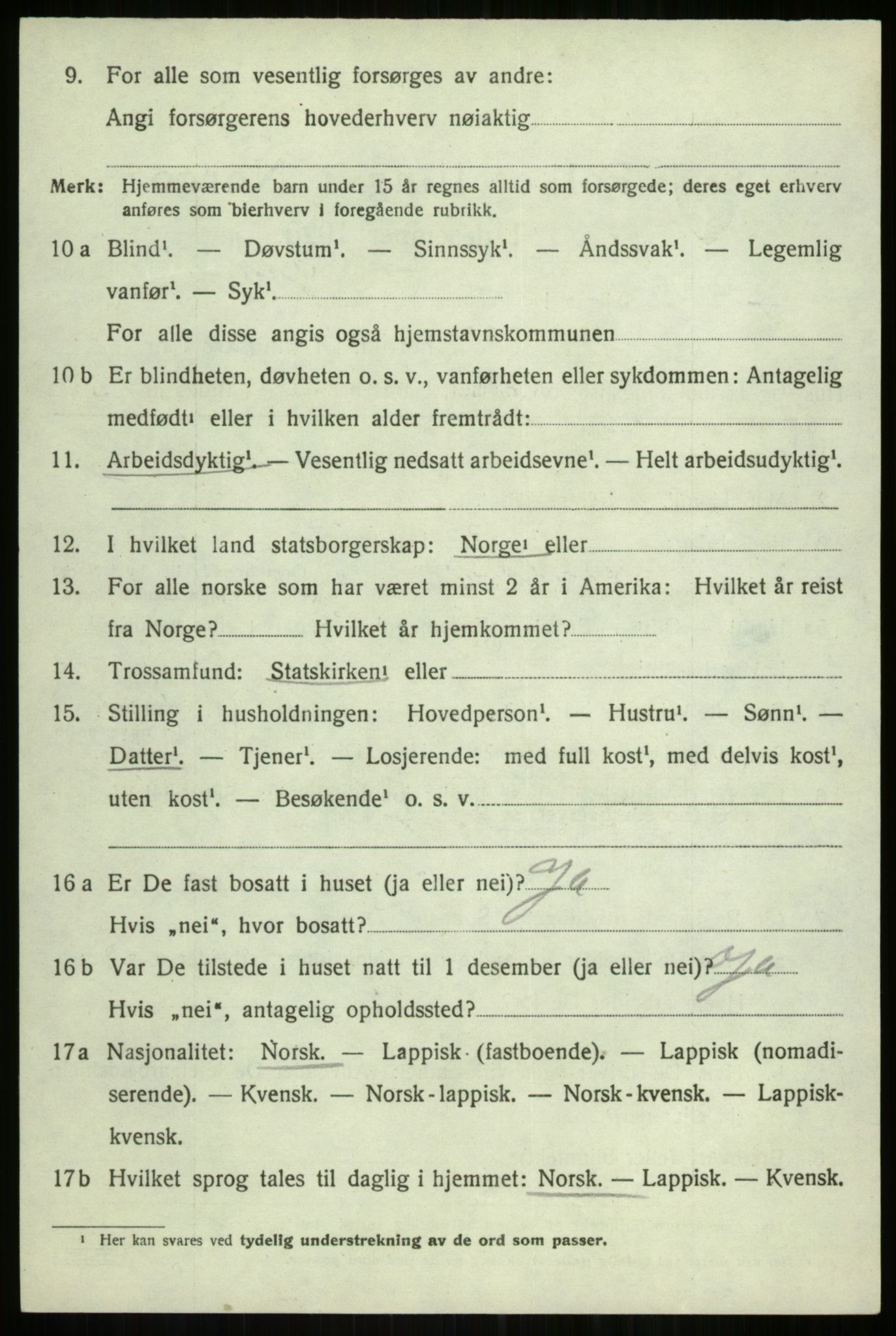 SATØ, 1920 census for Tromsøysund, 1920, p. 4979