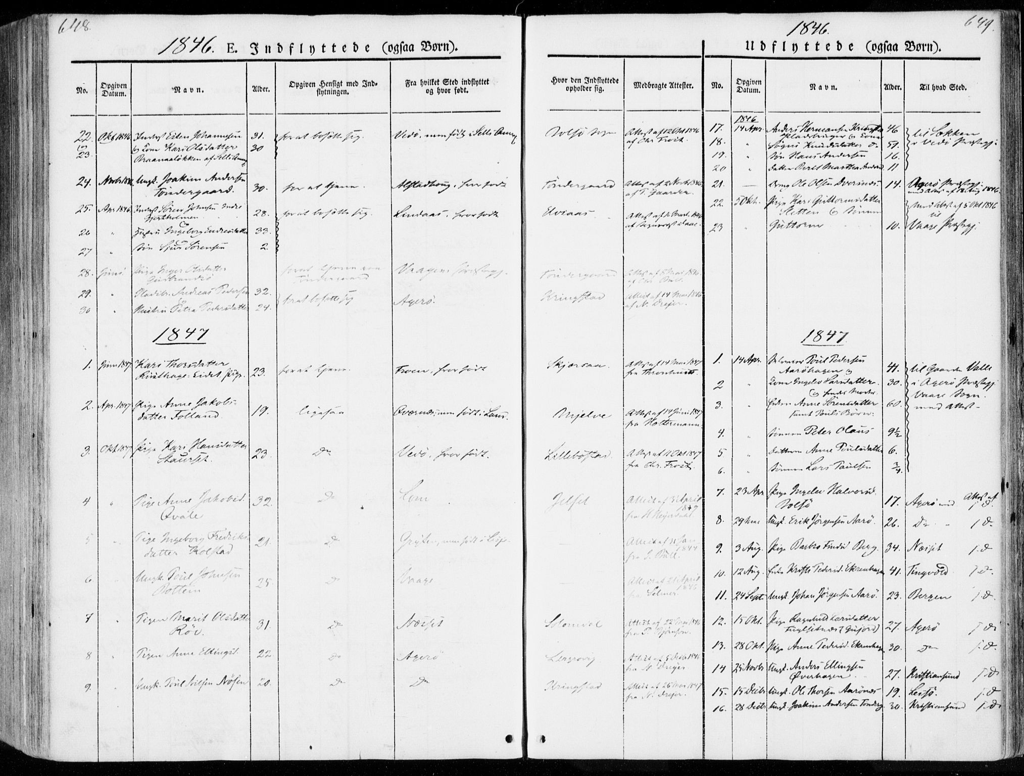 Ministerialprotokoller, klokkerbøker og fødselsregistre - Møre og Romsdal, SAT/A-1454/555/L0653: Parish register (official) no. 555A04, 1843-1869, p. 648-649