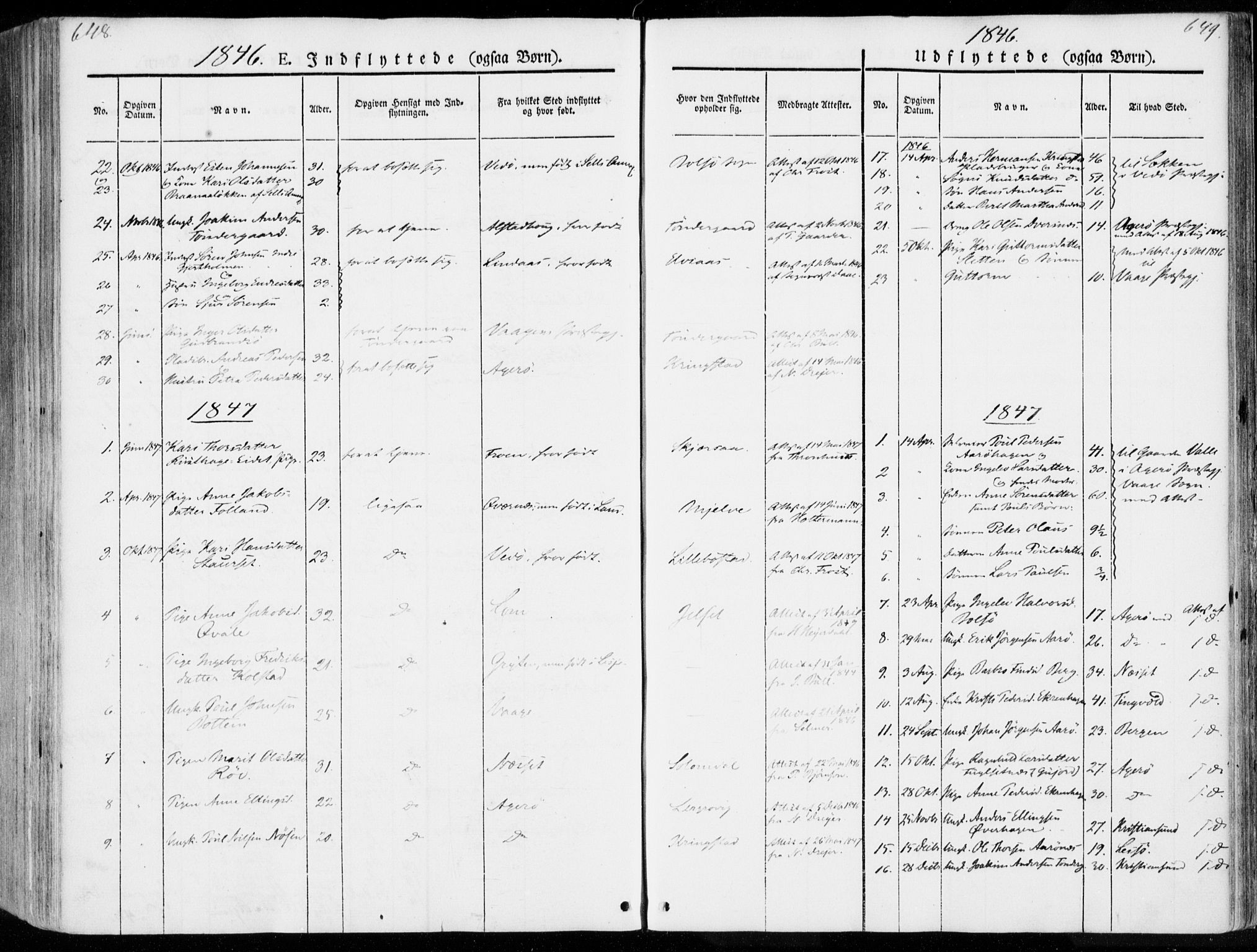 Ministerialprotokoller, klokkerbøker og fødselsregistre - Møre og Romsdal, AV/SAT-A-1454/555/L0653: Parish register (official) no. 555A04, 1843-1869, p. 648-649