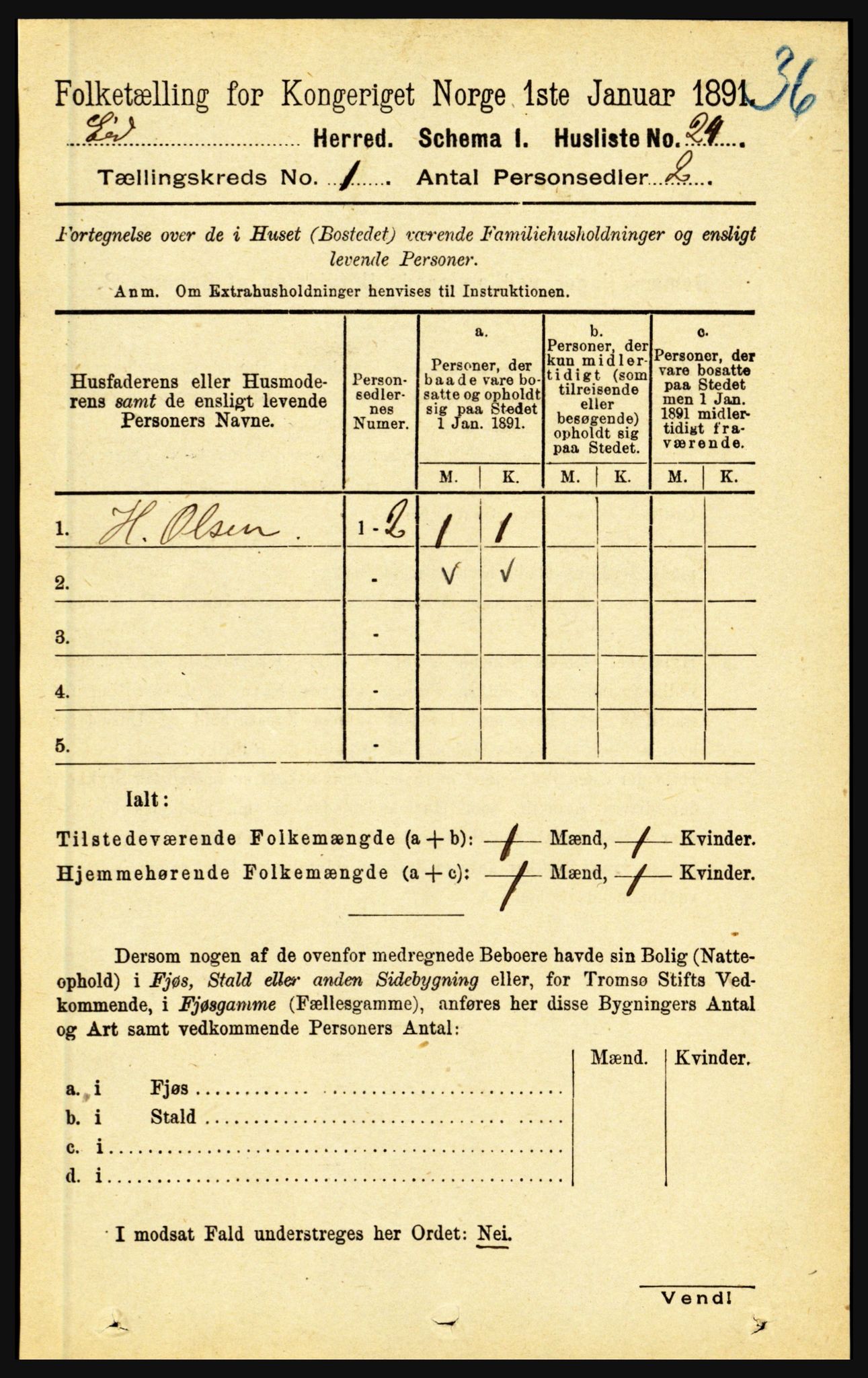 RA, 1891 census for 1443 Eid, 1891, p. 65