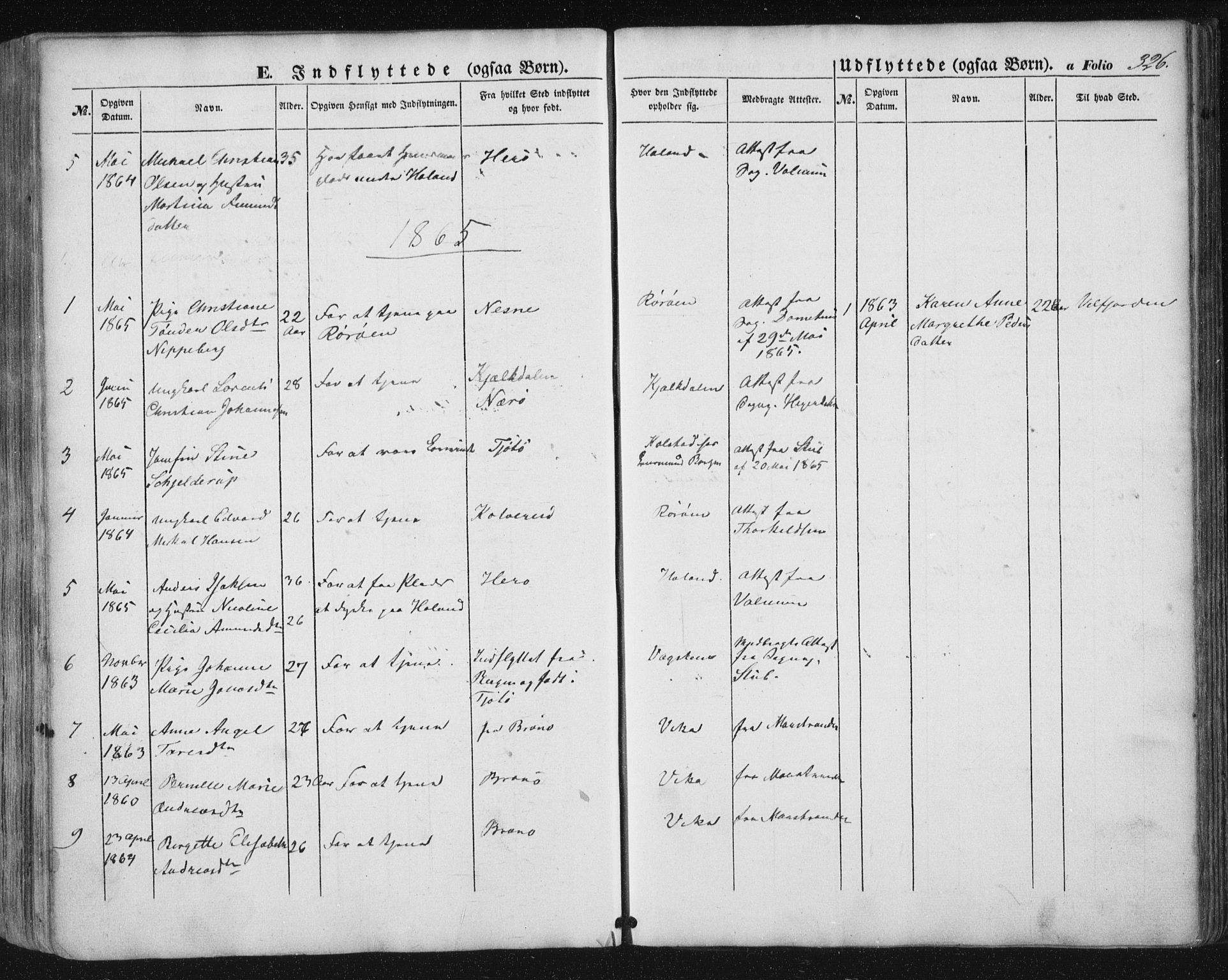 Ministerialprotokoller, klokkerbøker og fødselsregistre - Nordland, SAT/A-1459/816/L0240: Parish register (official) no. 816A06, 1846-1870, p. 326