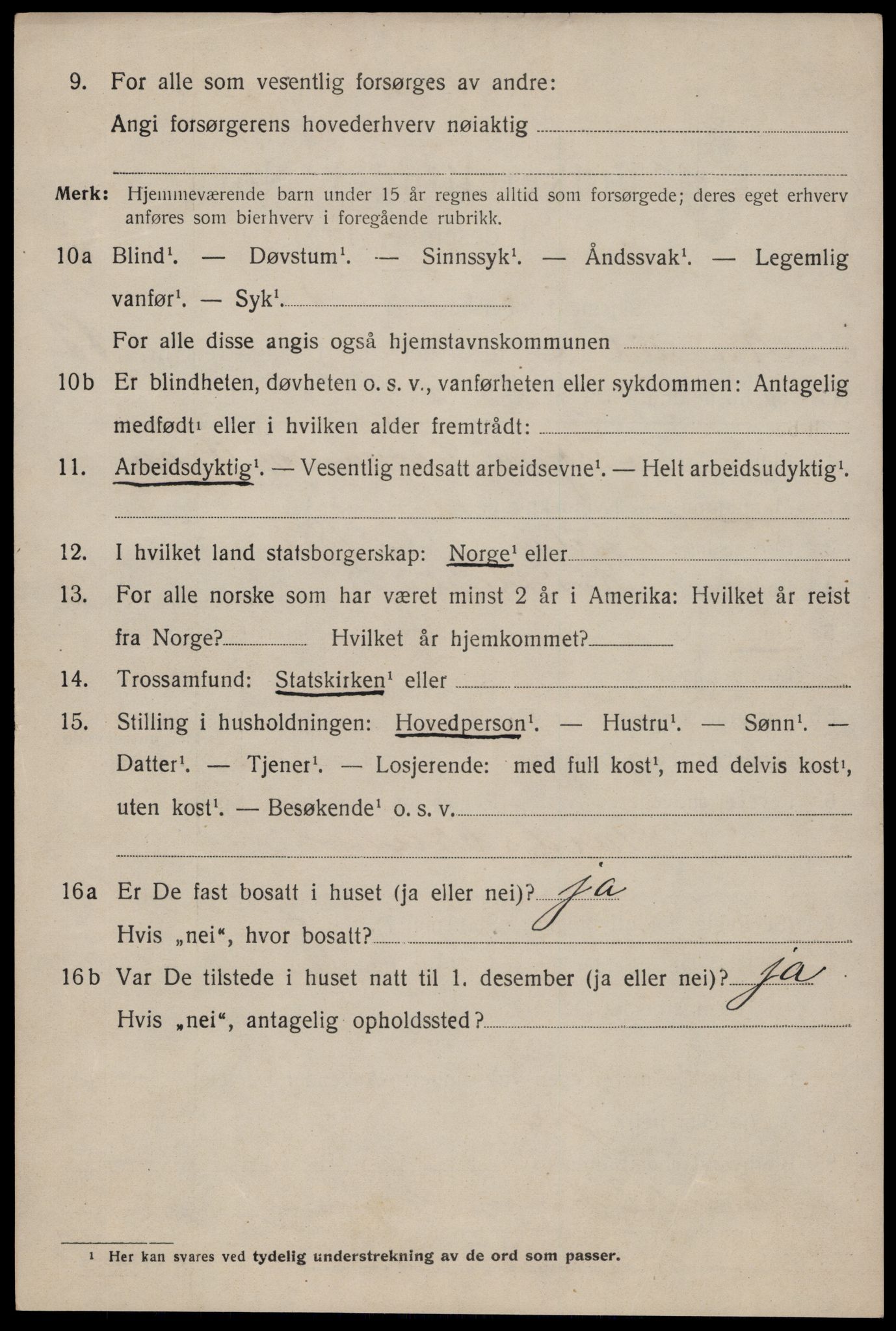 SAKO, 1920 census for Kviteseid, 1920, p. 6194