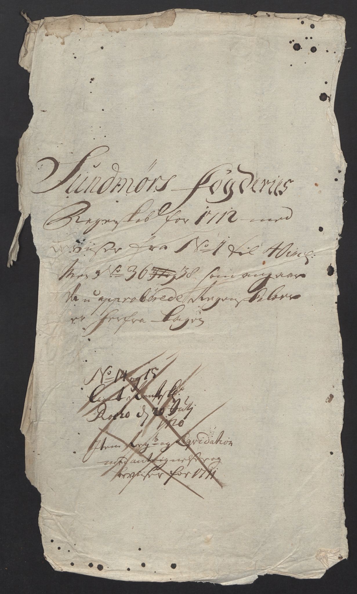 Rentekammeret inntil 1814, Reviderte regnskaper, Fogderegnskap, RA/EA-4092/R54/L3565: Fogderegnskap Sunnmøre, 1712-1713, p. 90