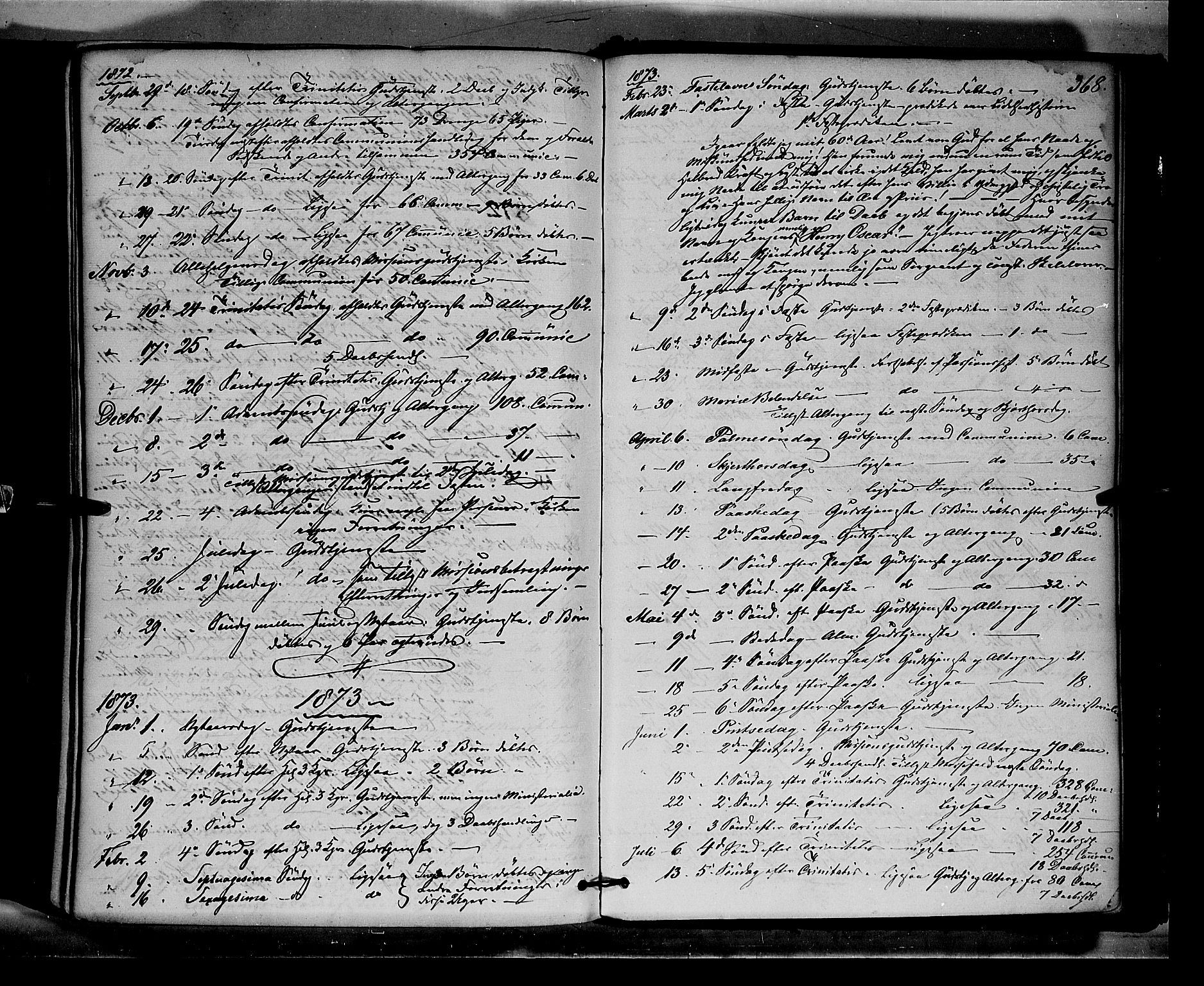 Eidskog prestekontor, AV/SAH-PREST-026/H/Ha/Haa/L0002: Parish register (official) no. 2, 1867-1878, p. 368