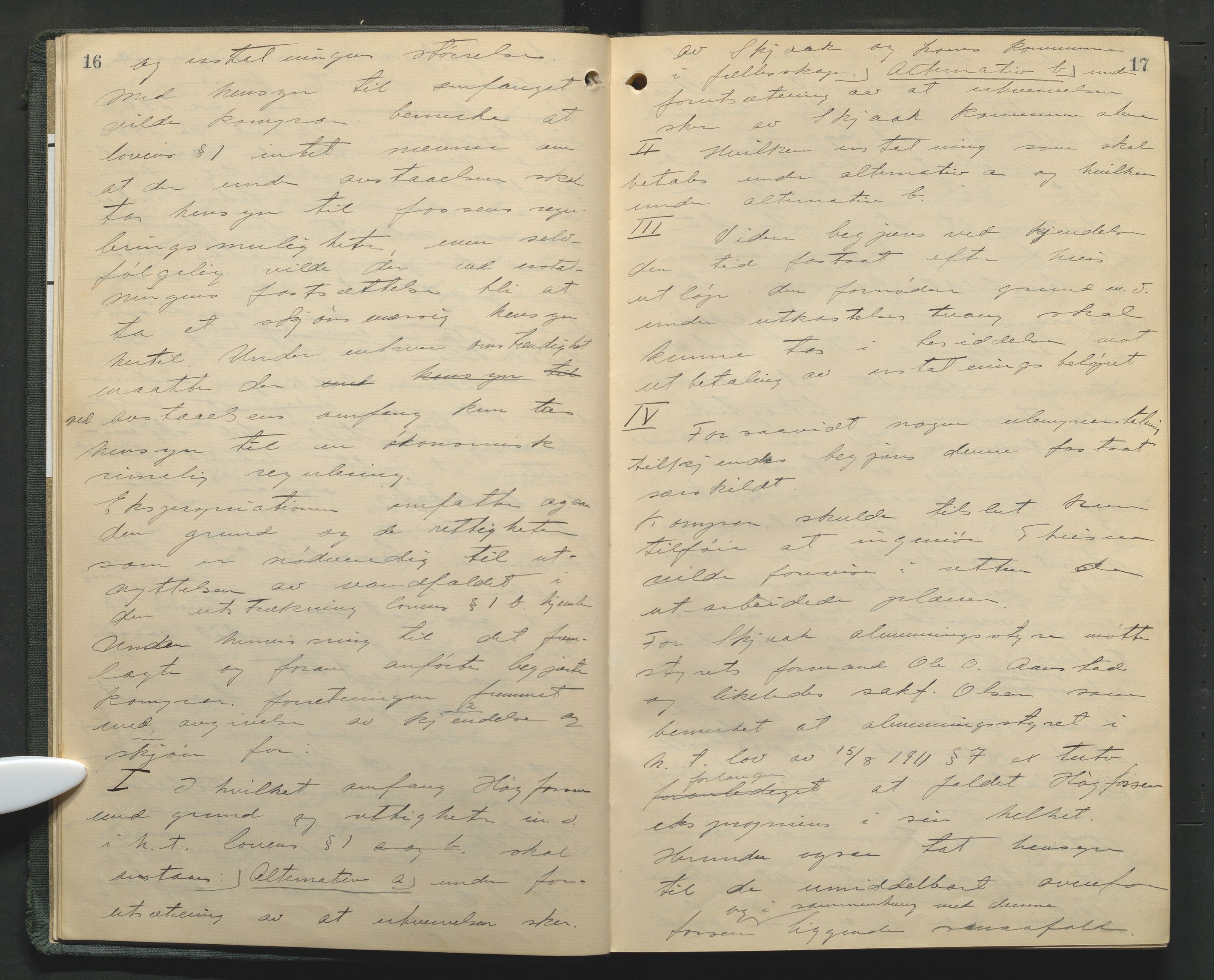 Nord-Gudbrandsdal tingrett, AV/SAH-TING-002/G/Gc/Gcb/L0013: Ekstrarettsprotokoll for åstedssaker, 1919-1927, p. 16-17