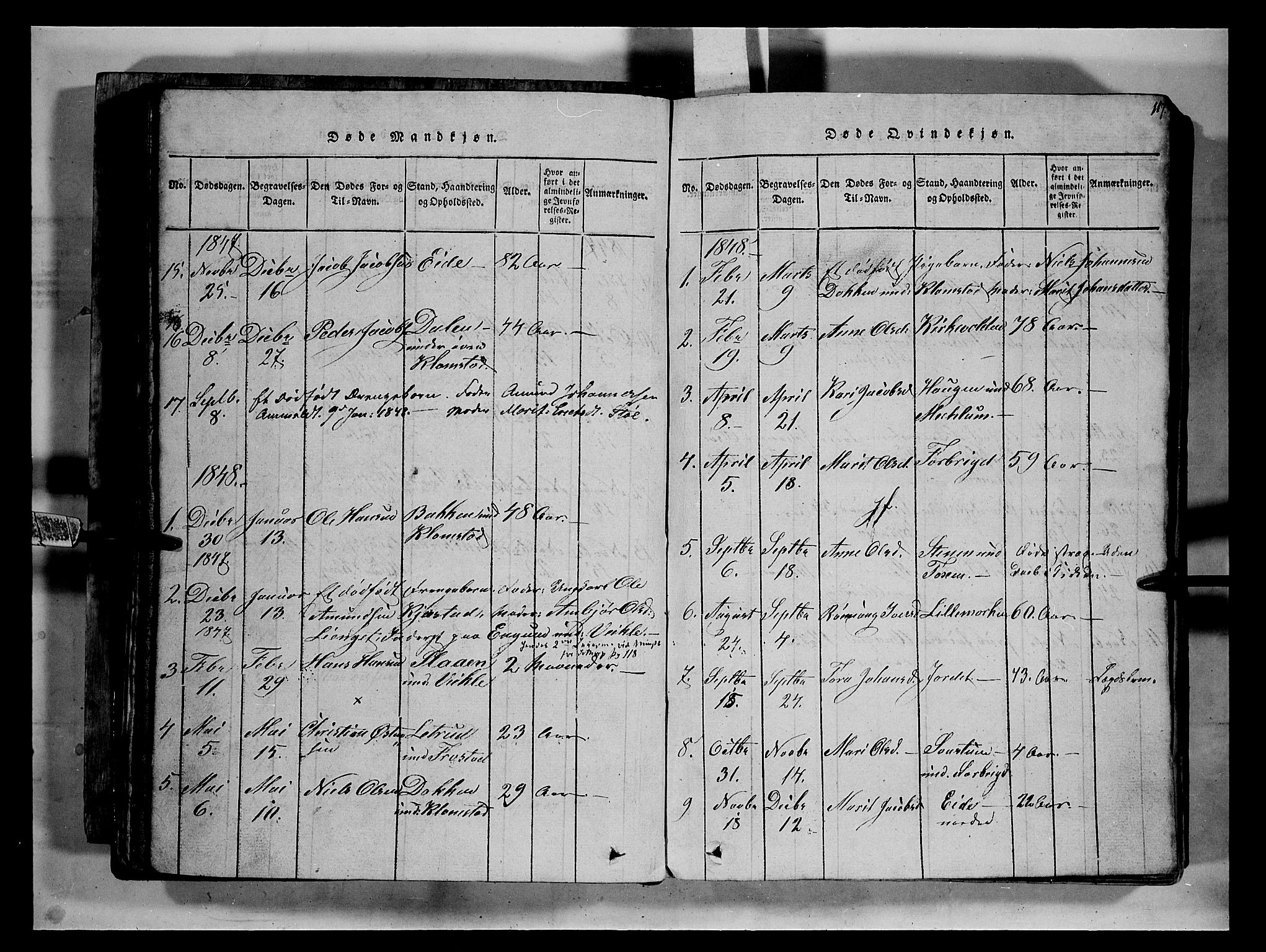 Fron prestekontor, SAH/PREST-078/H/Ha/Hab/L0002: Parish register (copy) no. 2, 1816-1850, p. 117