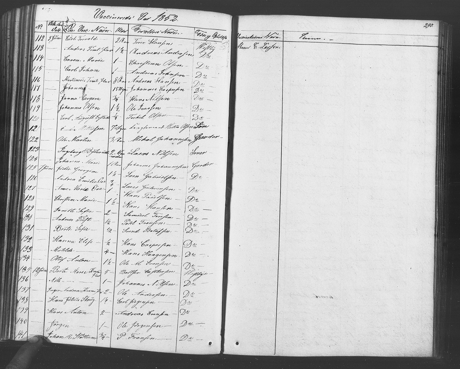 Vestby prestekontor Kirkebøker, AV/SAO-A-10893/F/Fa/L0007: Parish register (official) no. I 7, 1850-1862, p. 290