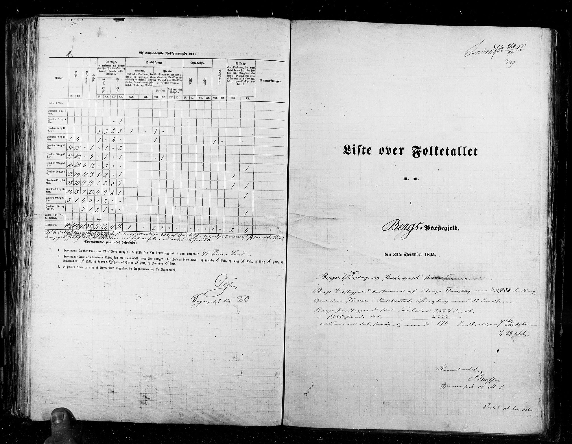 RA, Census 1845, vol. 2: Smålenenes amt og Akershus amt, 1845, p. 349