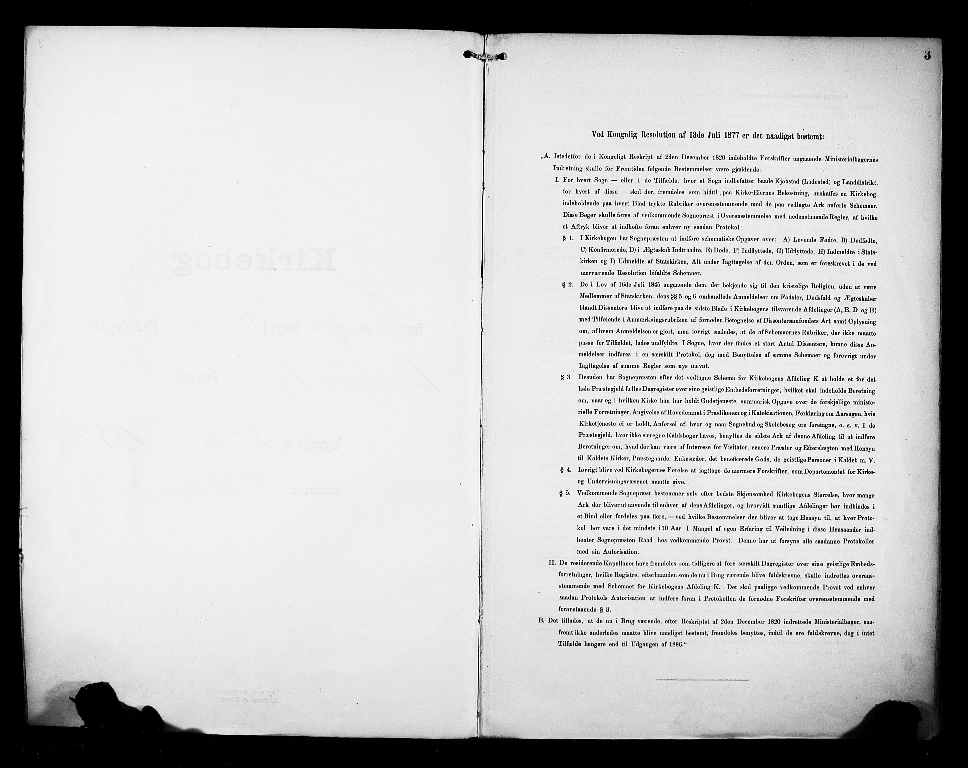 Evanger sokneprestembete, SAB/A-99924: Parish register (official) no. A 2, 1892-1899, p. 3