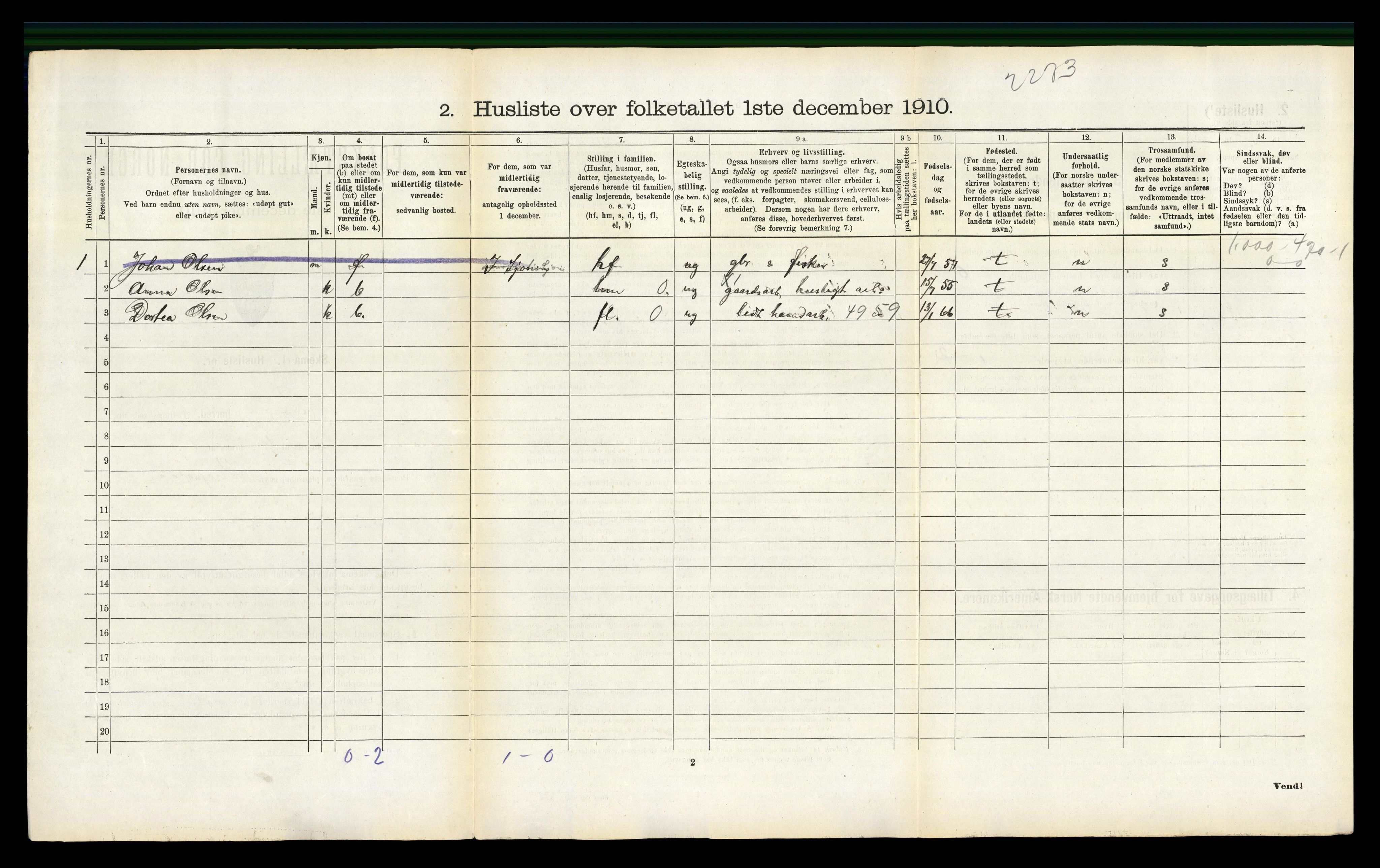 RA, 1910 census for Herøy, 1910, p. 304