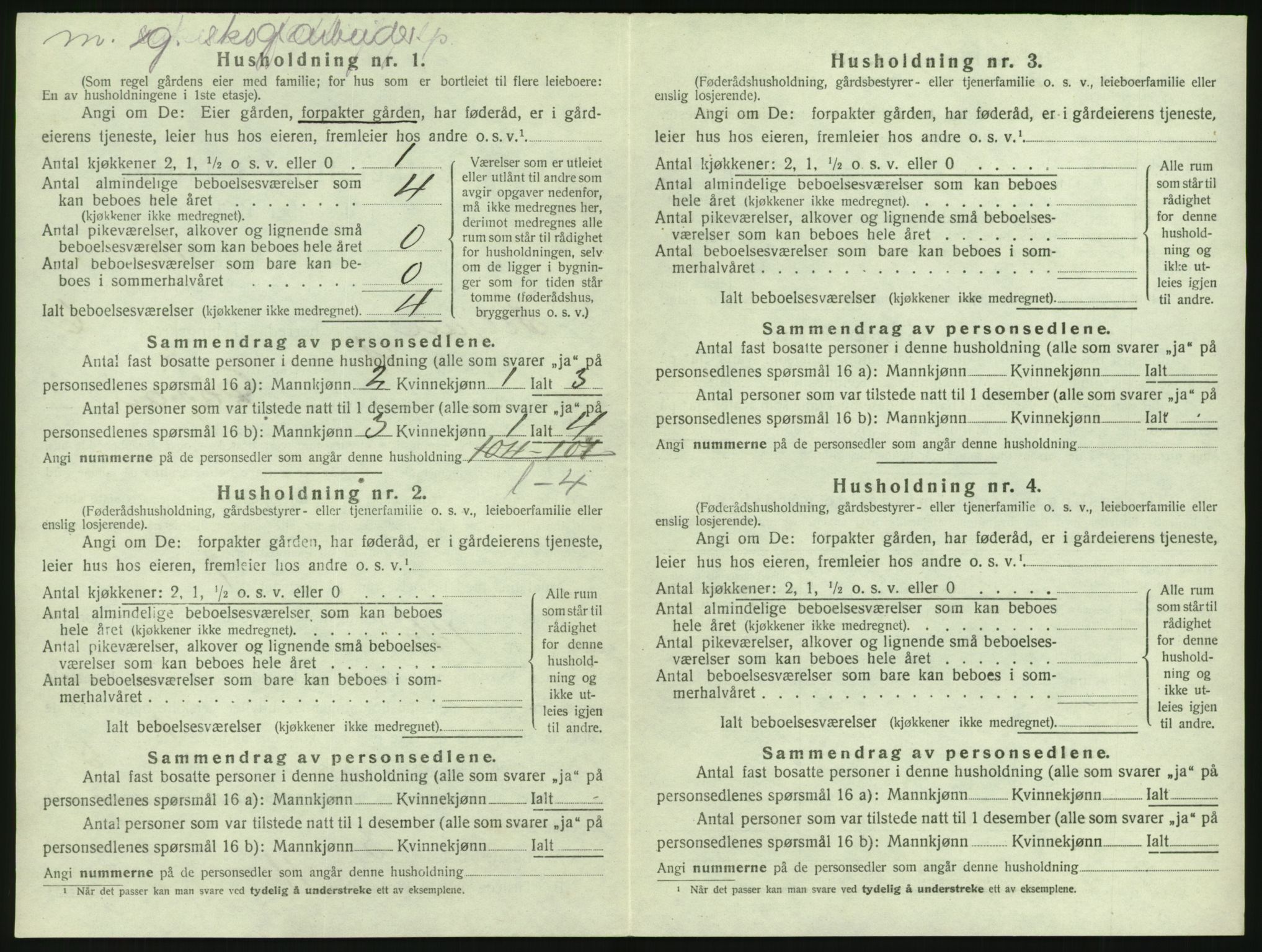 SAKO, 1920 census for Siljan, 1920, p. 428