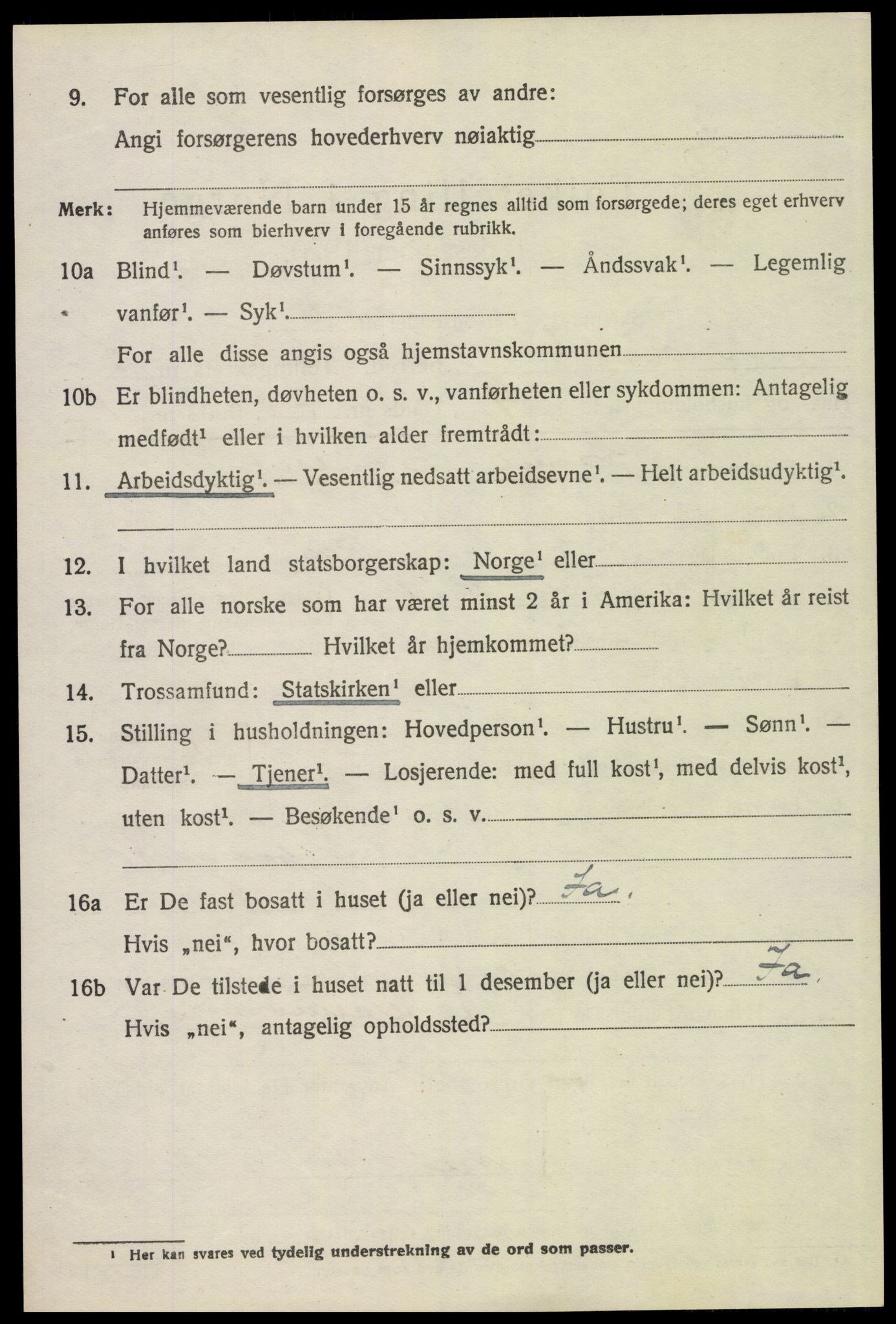 SAH, 1920 census for Åmot, 1920, p. 2100