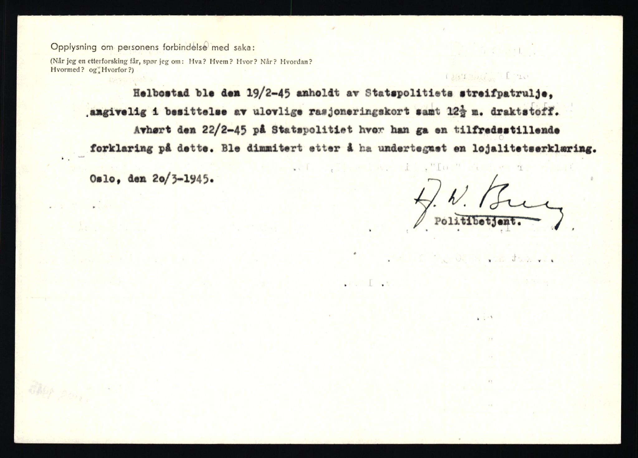 Statspolitiet - Hovedkontoret / Osloavdelingen, AV/RA-S-1329/C/Ca/L0006: Hanche - Hokstvedt, 1943-1945, p. 3221