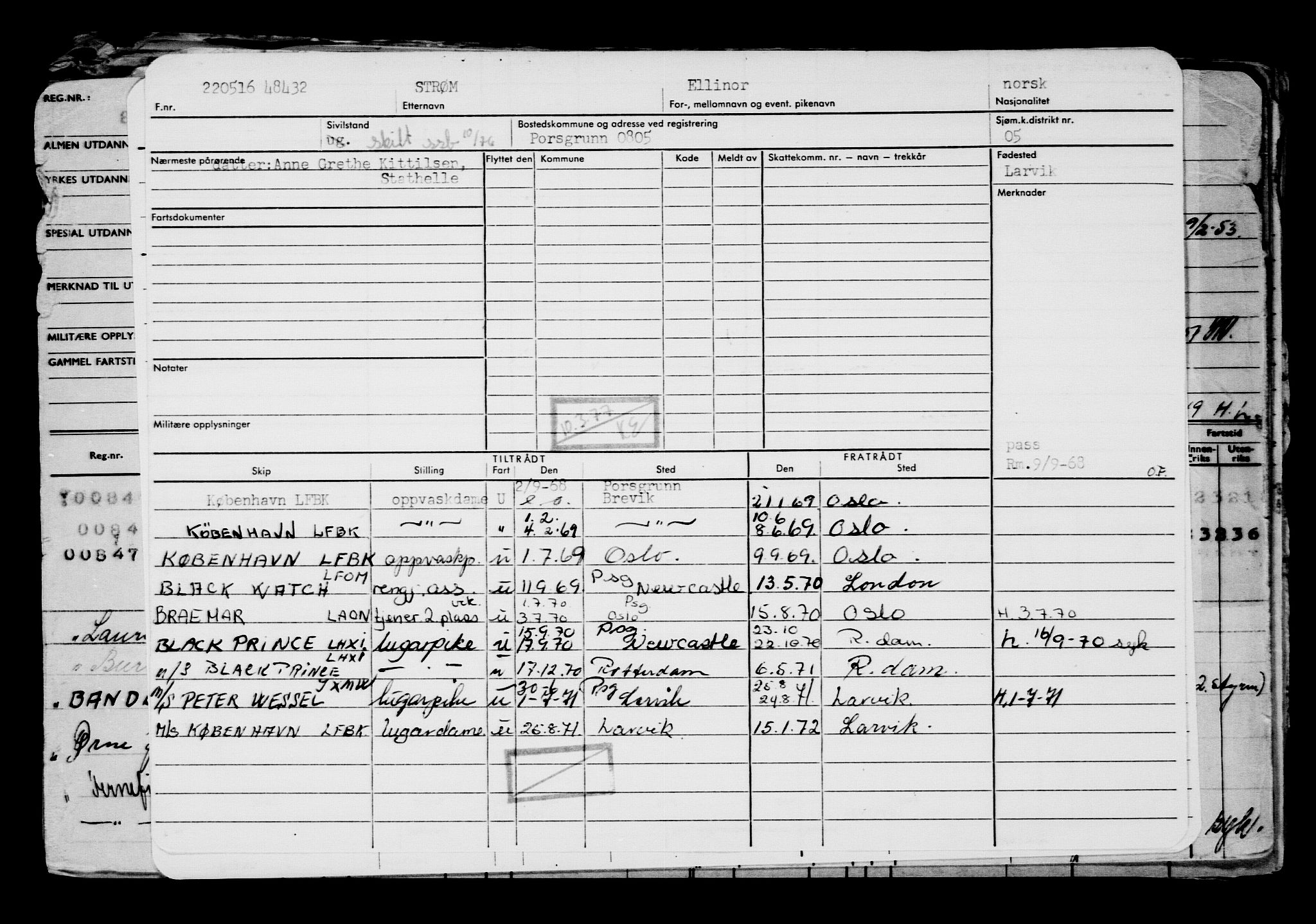 Direktoratet for sjømenn, AV/RA-S-3545/G/Gb/L0139: Hovedkort, 1916, p. 334